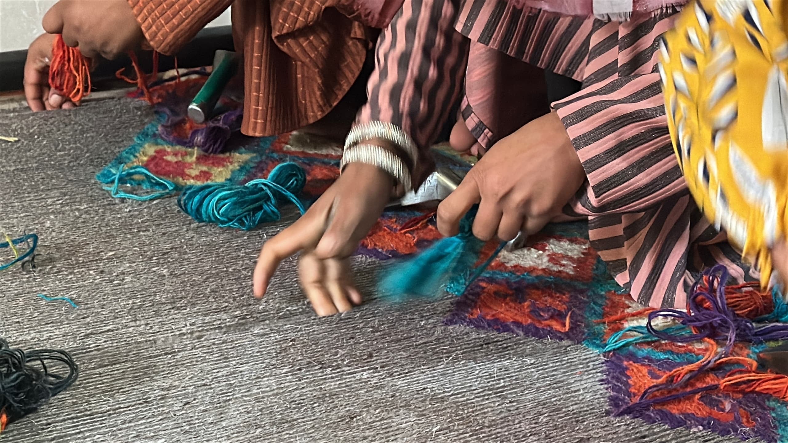 Turkmen Women Kilim Weavers from Afghanistan