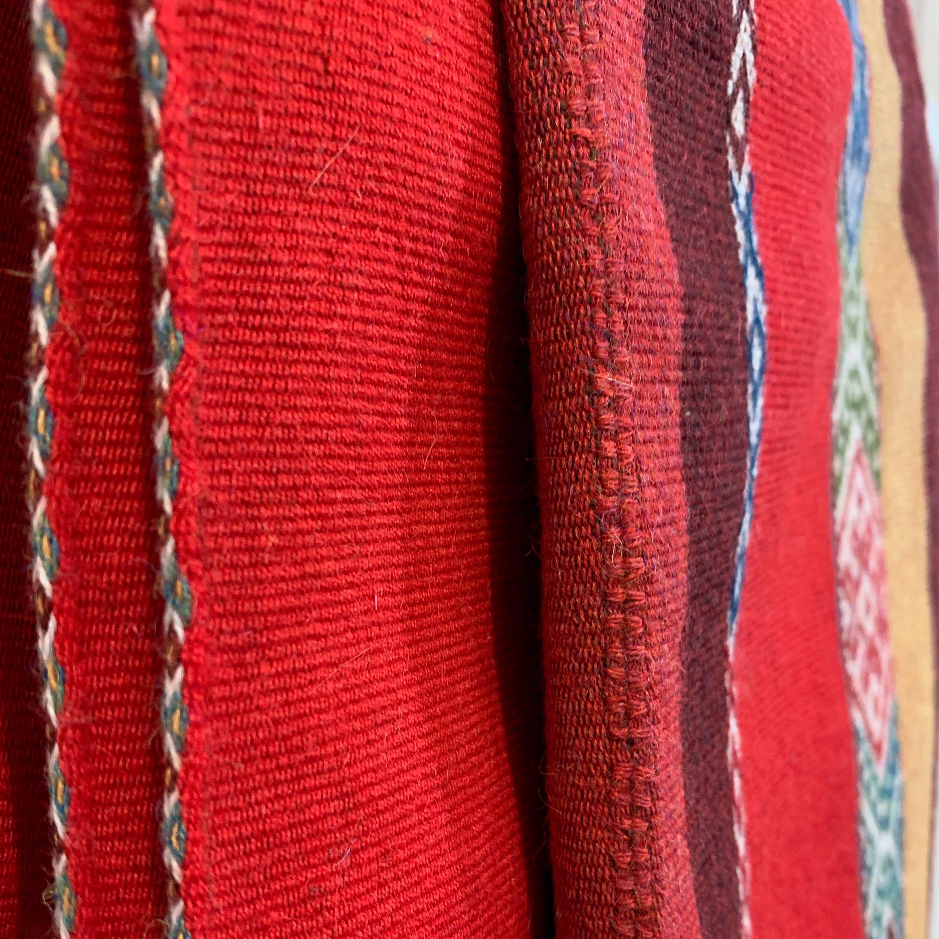 Handwoven Colores Merino and Alpaca Throw Peru