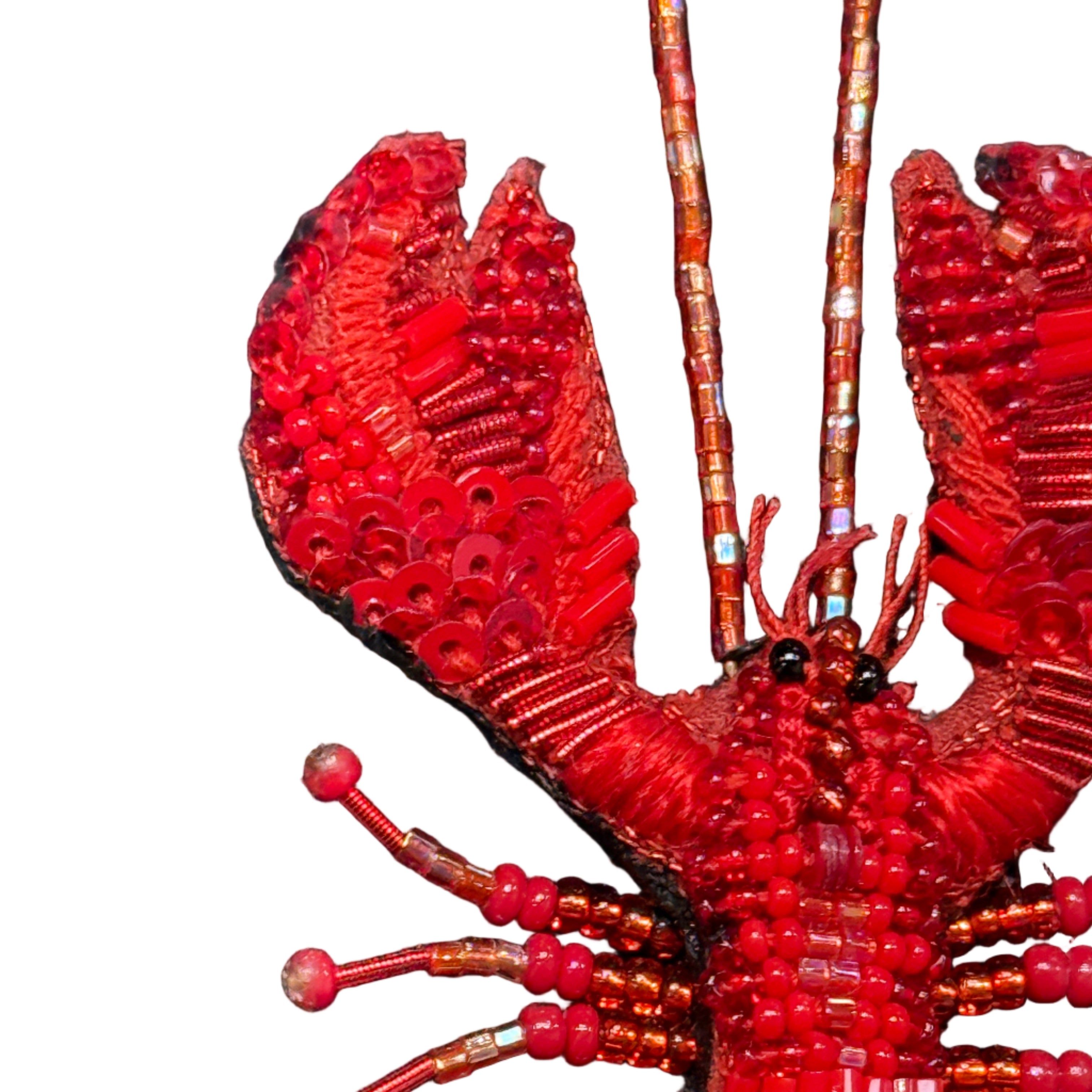 Embroidered Brooch - Lobster India