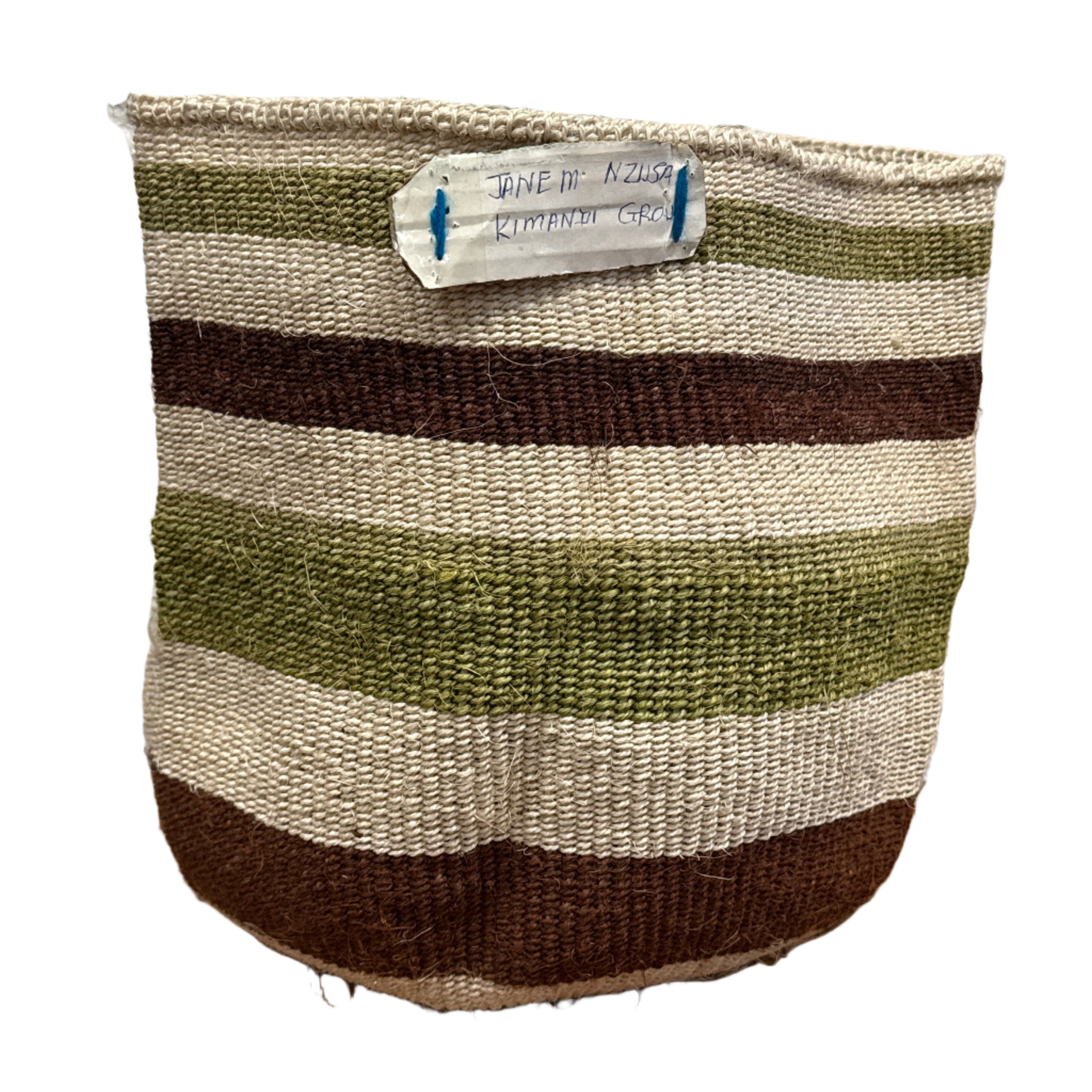 Kamba Sisal Small Basket by Jane Nzusa - Kenya