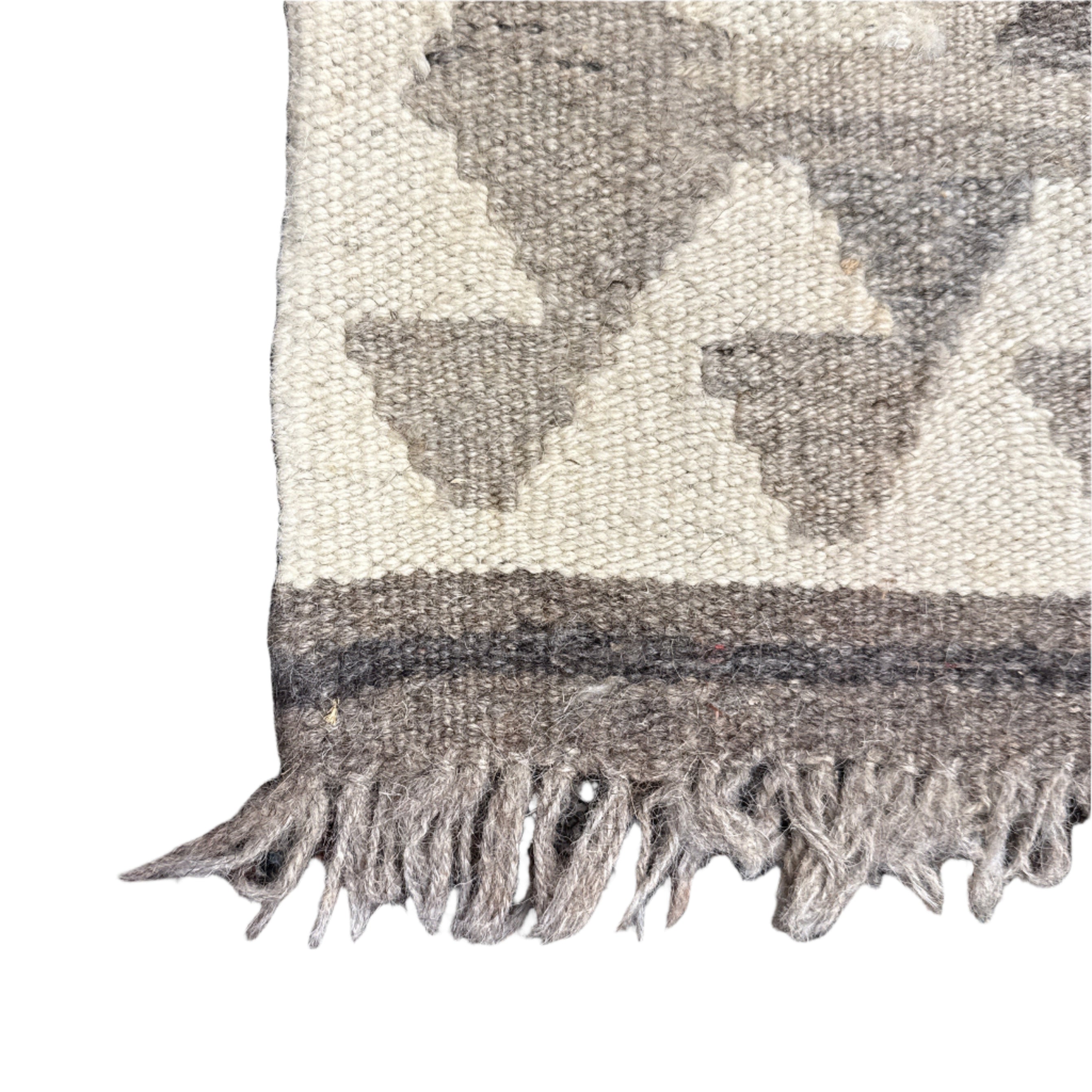 Handwoven Wool Kilim Large Rug Afghanistan (5x7) - 015