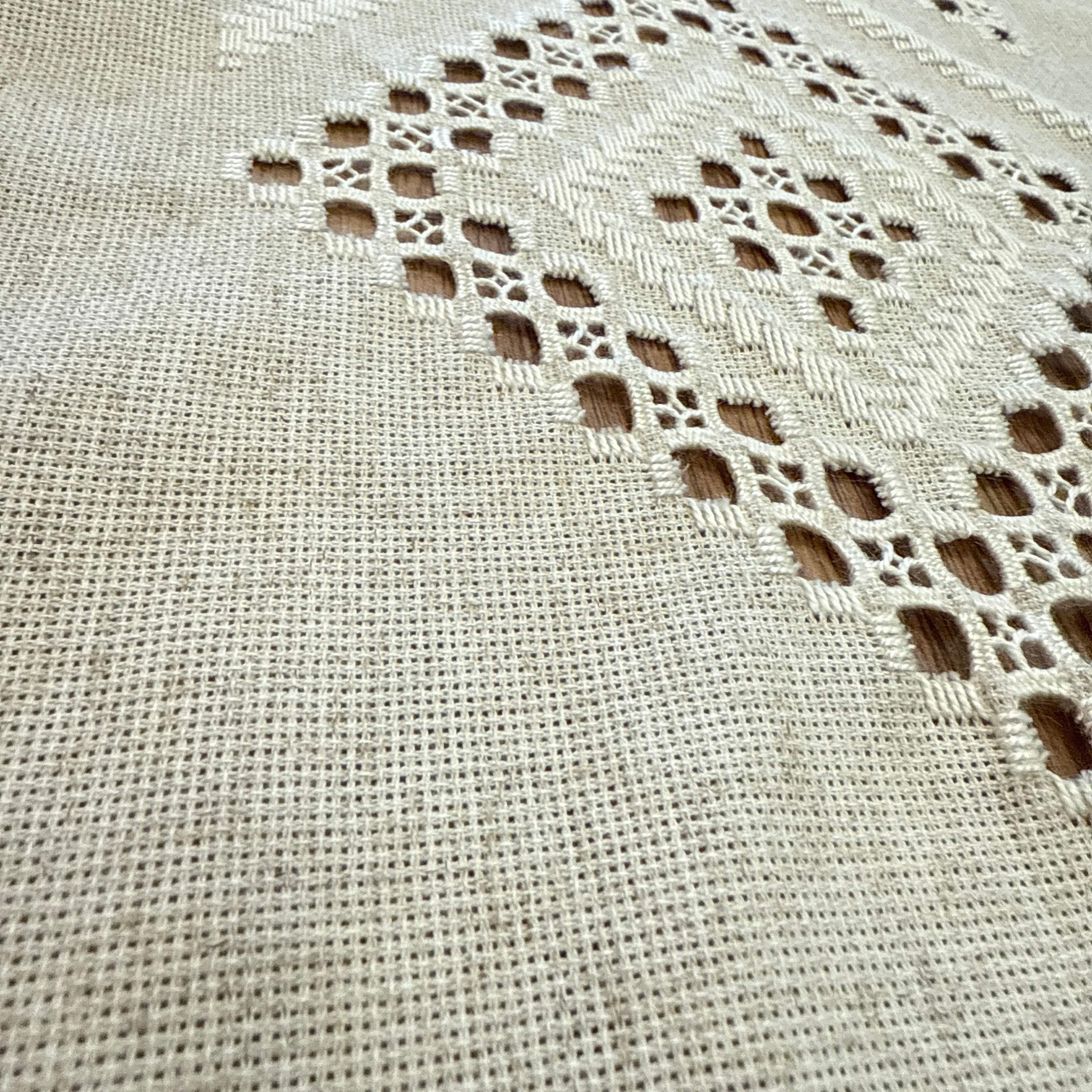 Linen Embroidered Table Runner Ukraine