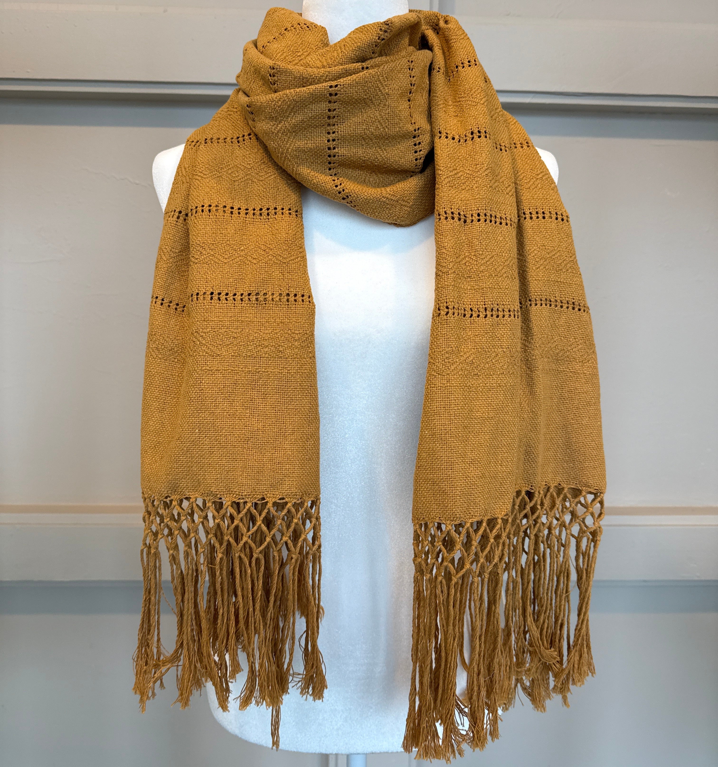 Handmade Butterscotch Rebozo Mexico
