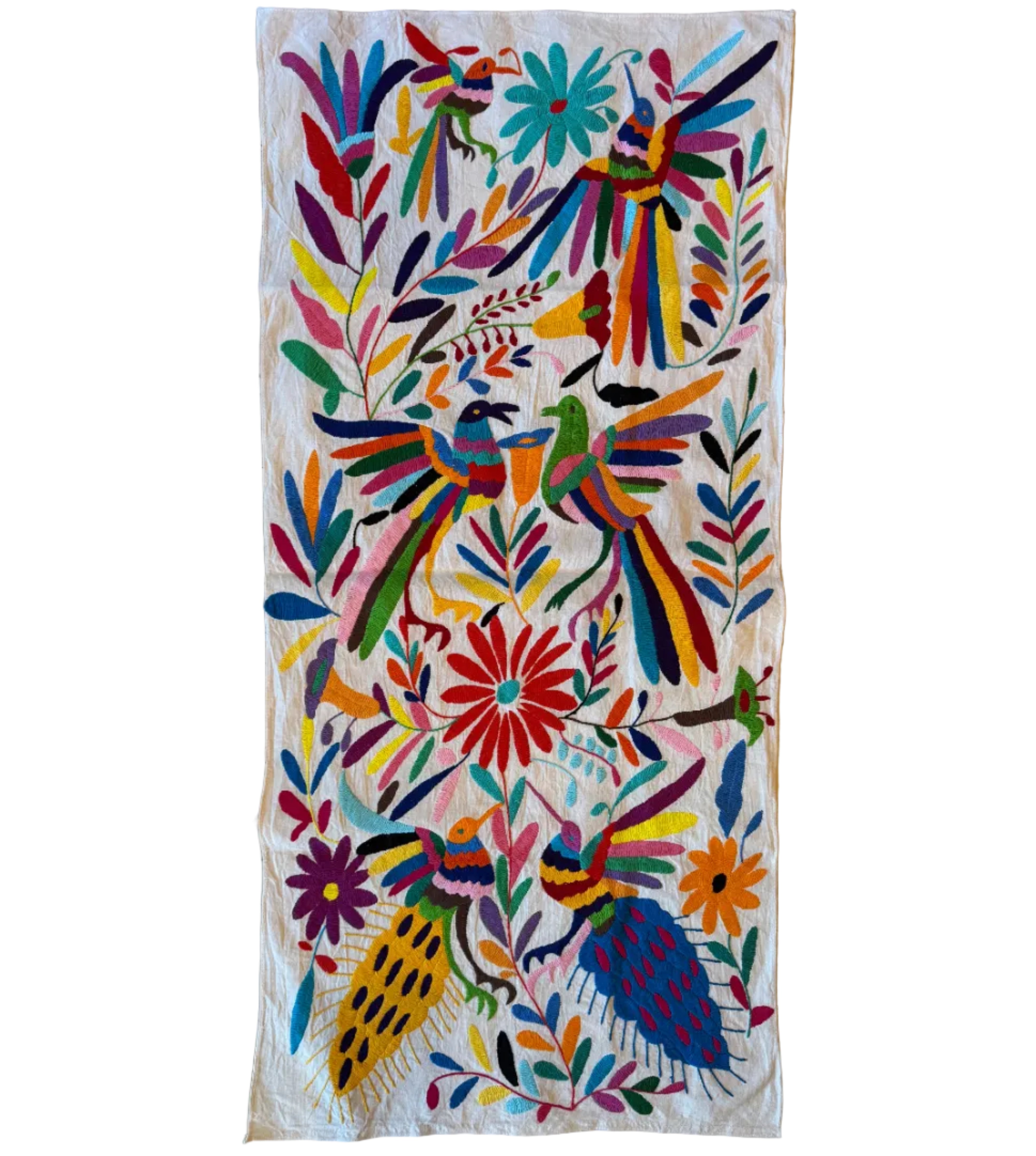 Embroidered Otomi Wall Hanging Mexico