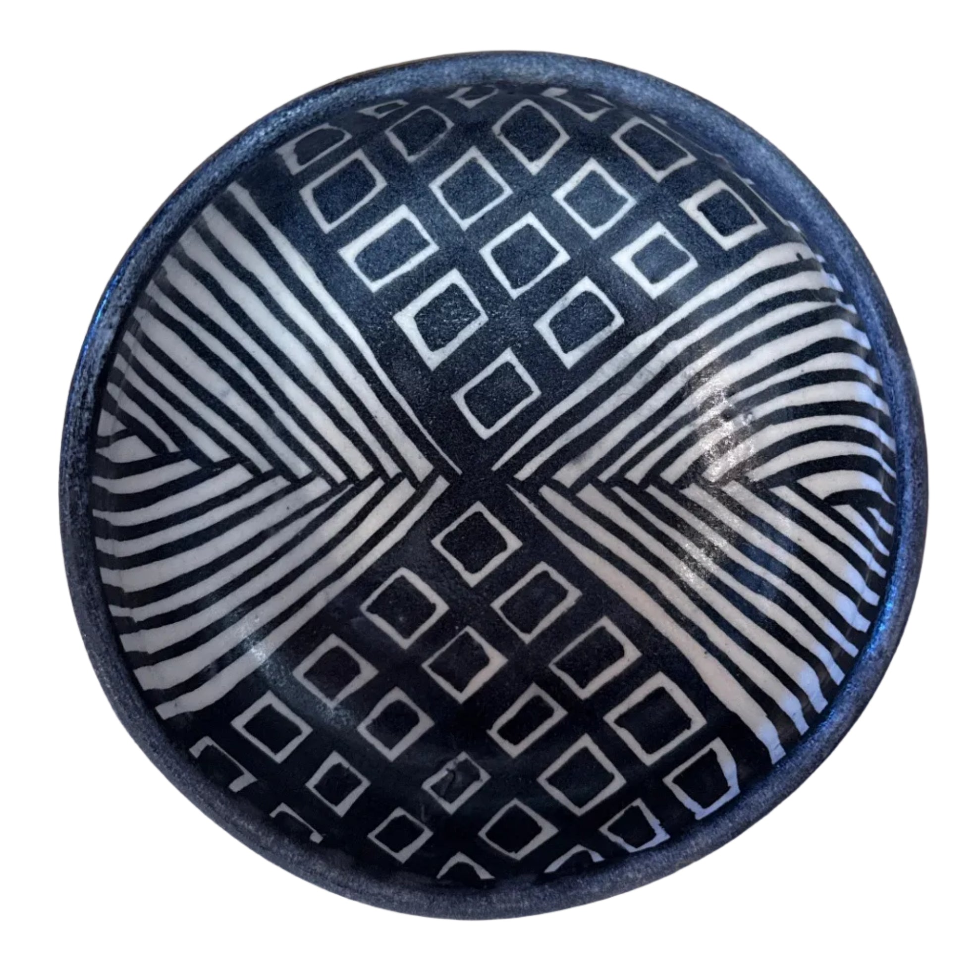 Handmade Mountains Ceramic Bowl Mexico