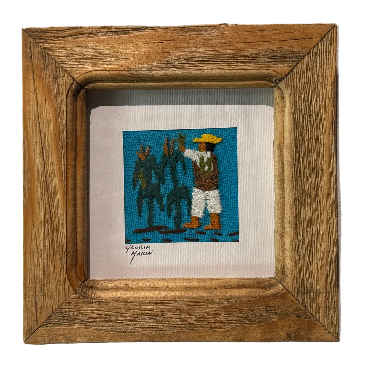 Embroidered Small Harvest Frame Mexico