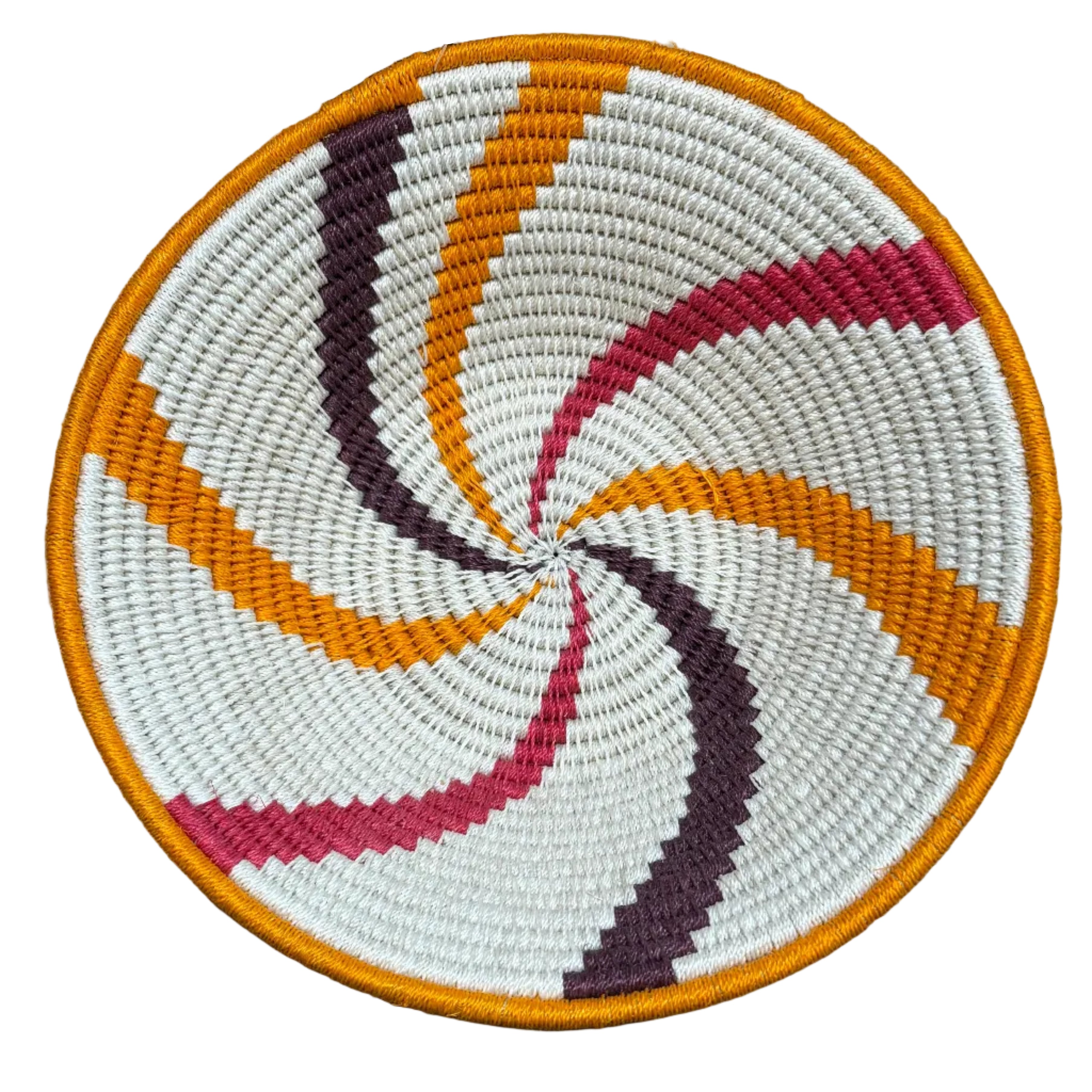 Natural Sisal Pink Basket Eswatini