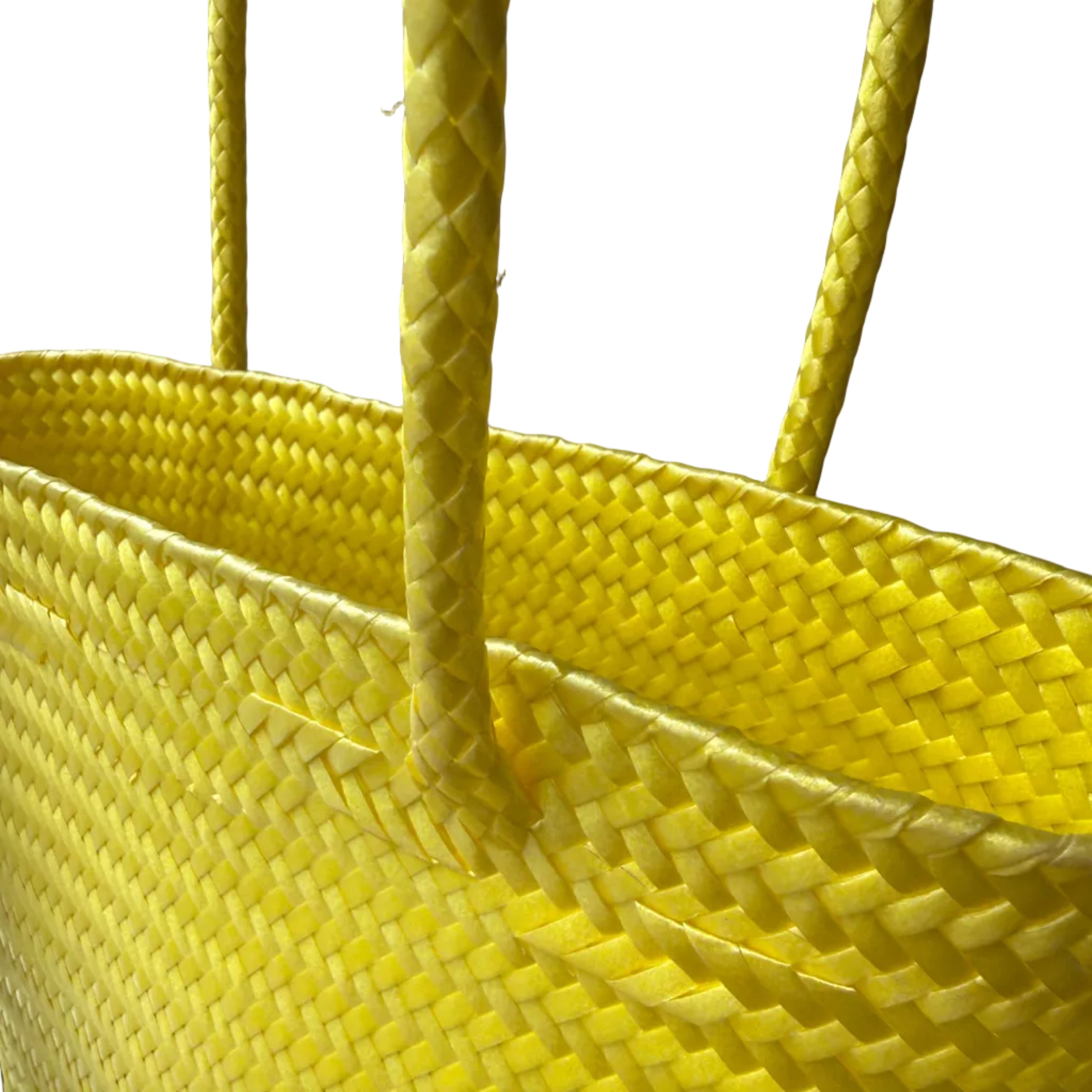 Hand Woven Abelina Yellow Bag Mexico