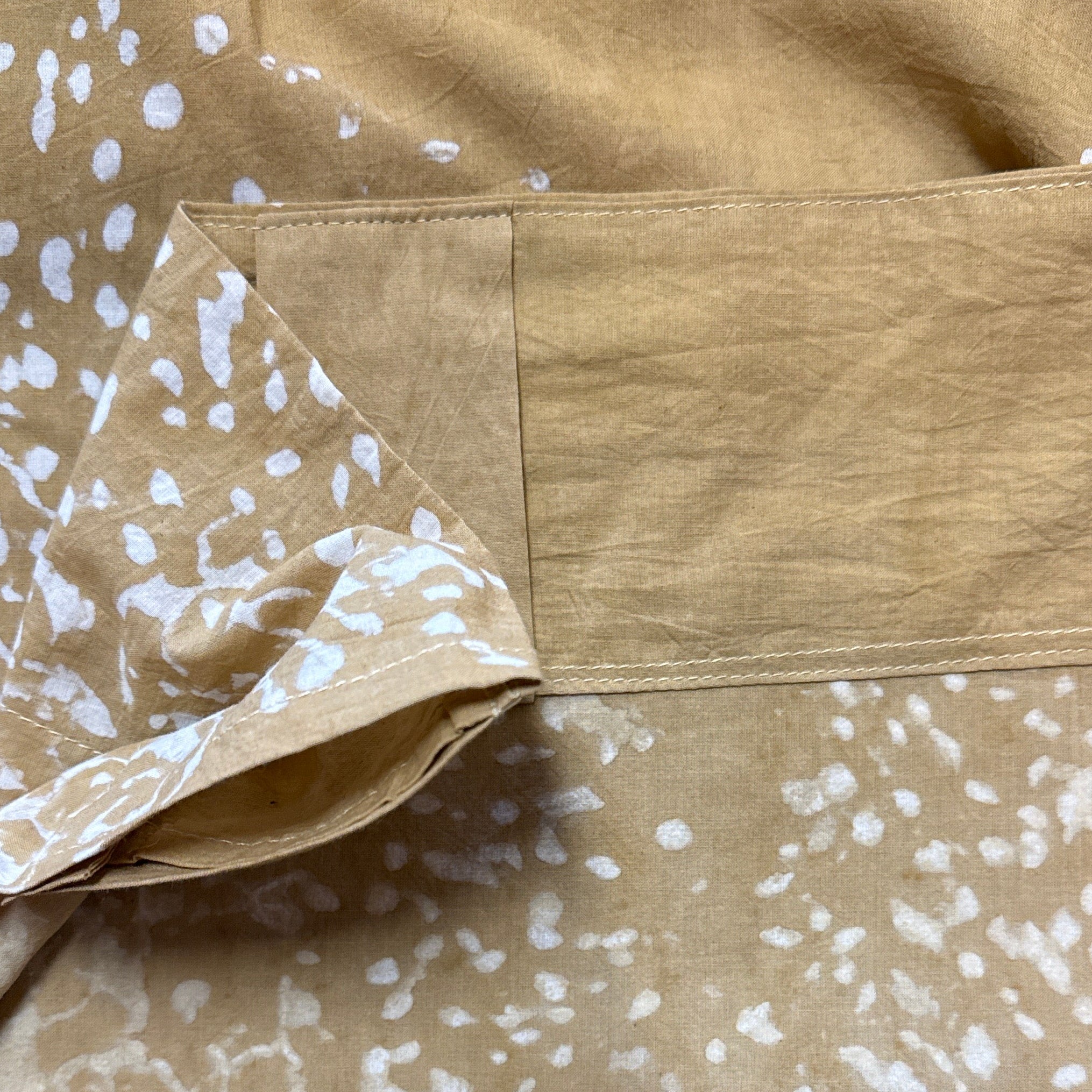 Handmade Cotton Yellow Trees Curtain India