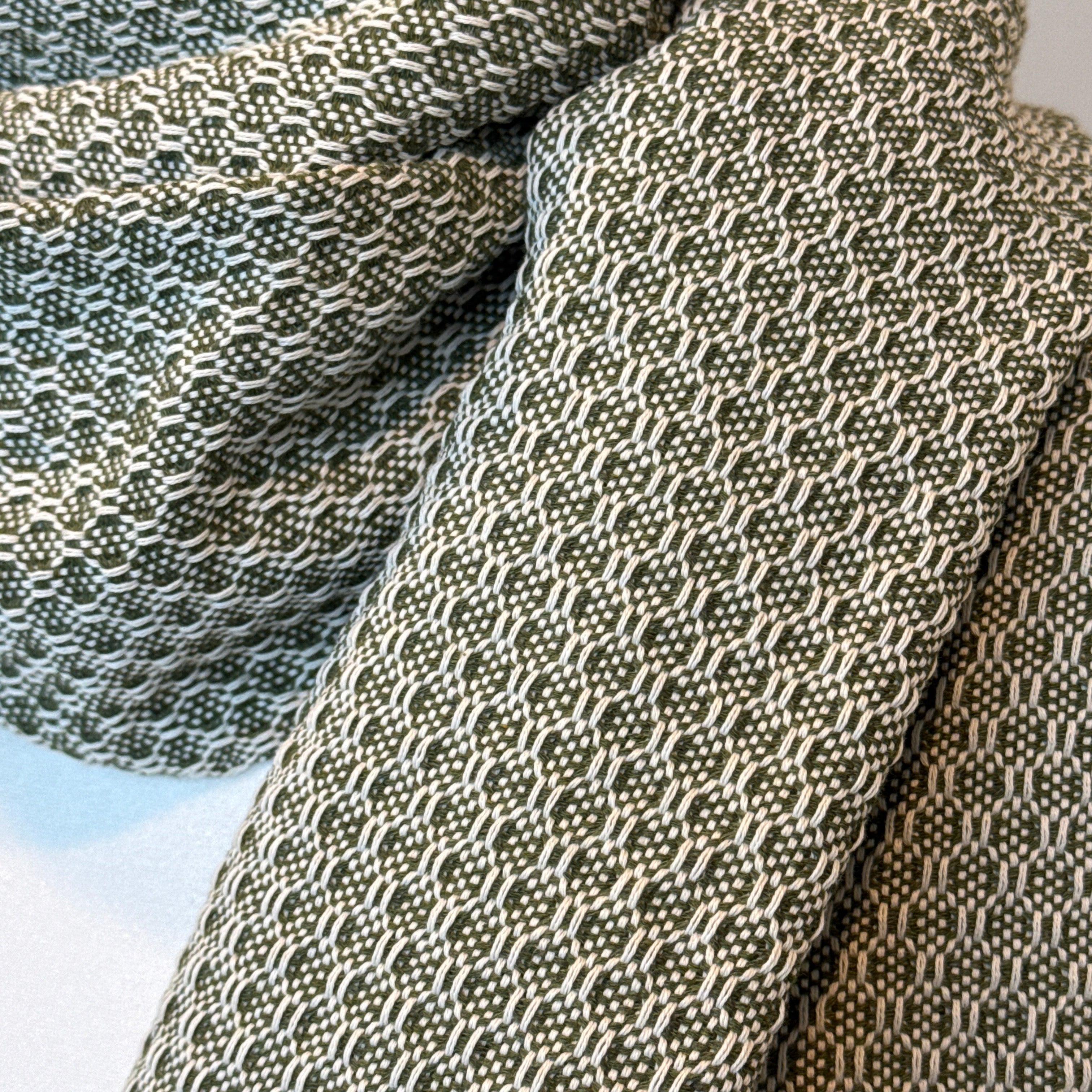 Handmade Green Rebozo Mexico