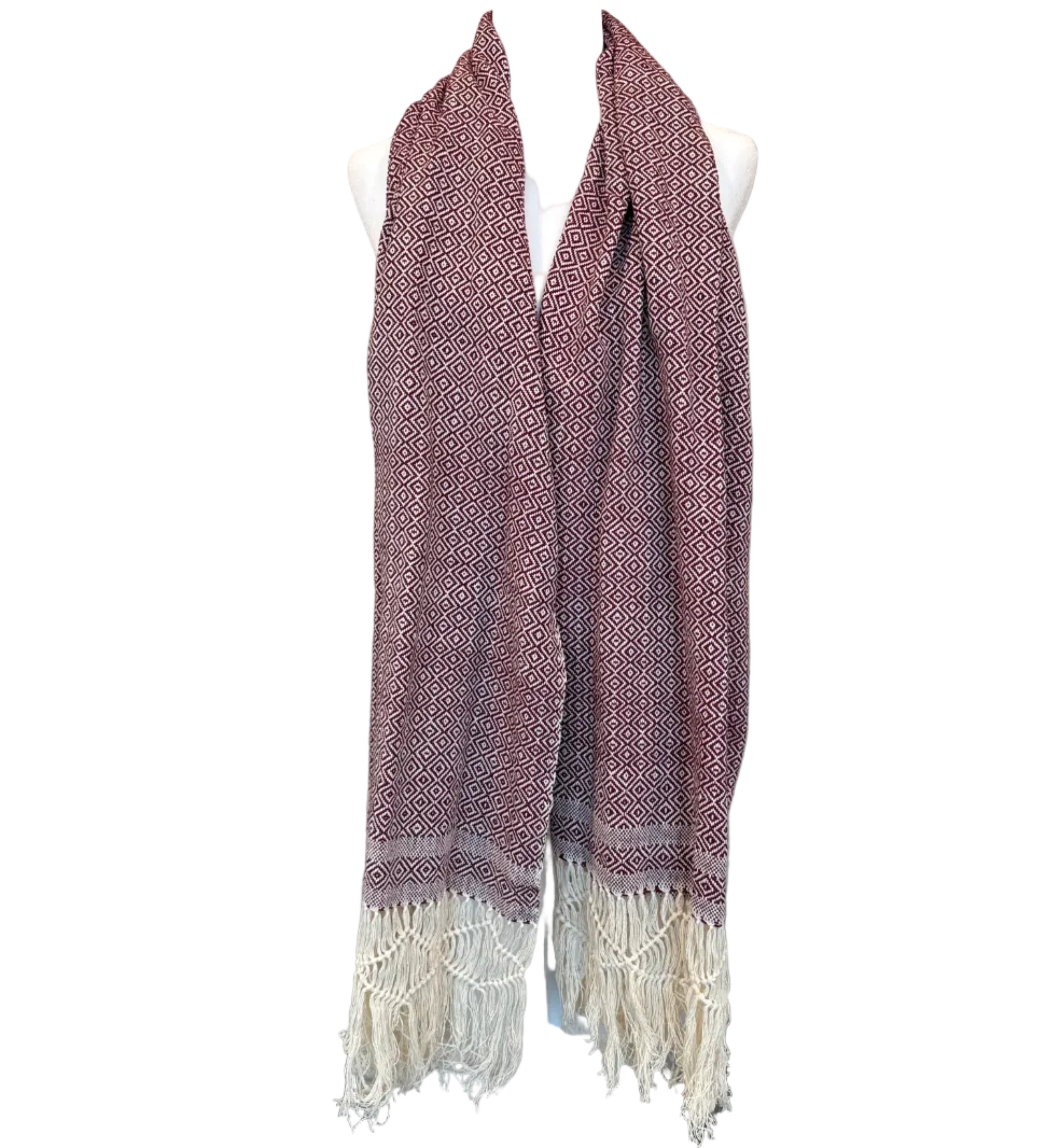 Handmade Red Rebozo Mexico