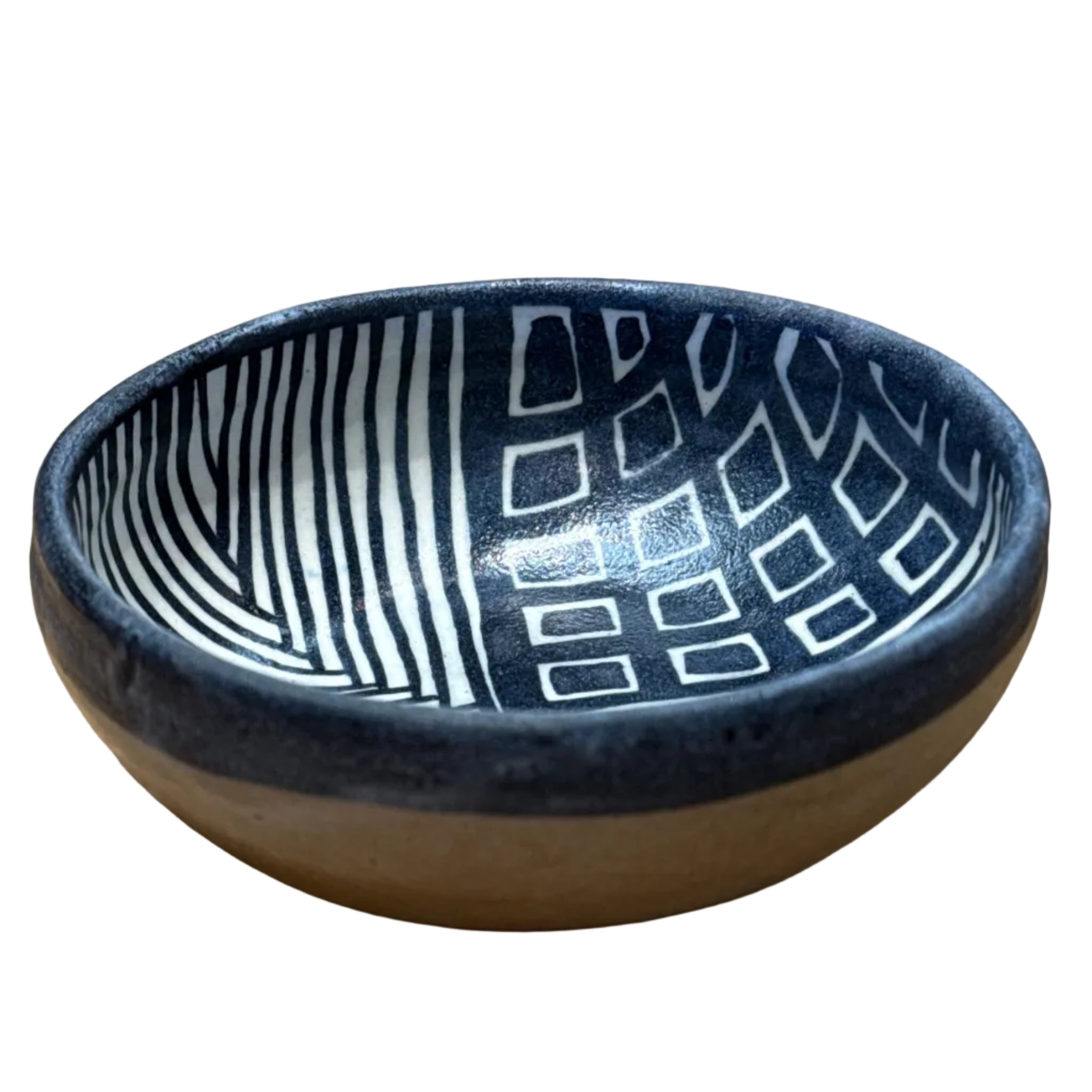 Handmade Mountains Ceramic Bowl Mexico