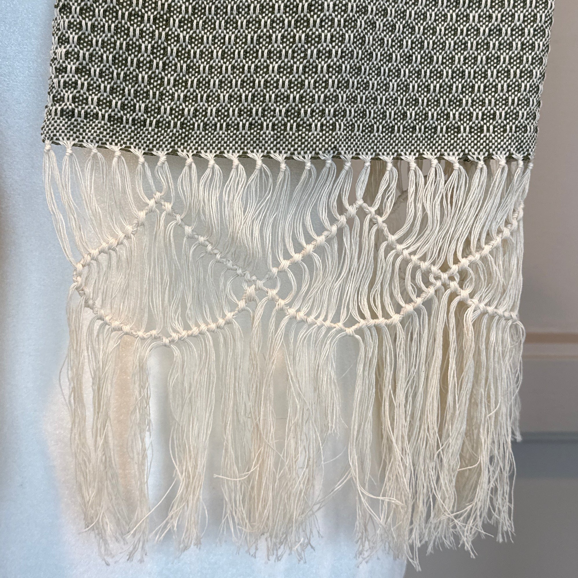 Handmade Green Rebozo Mexico