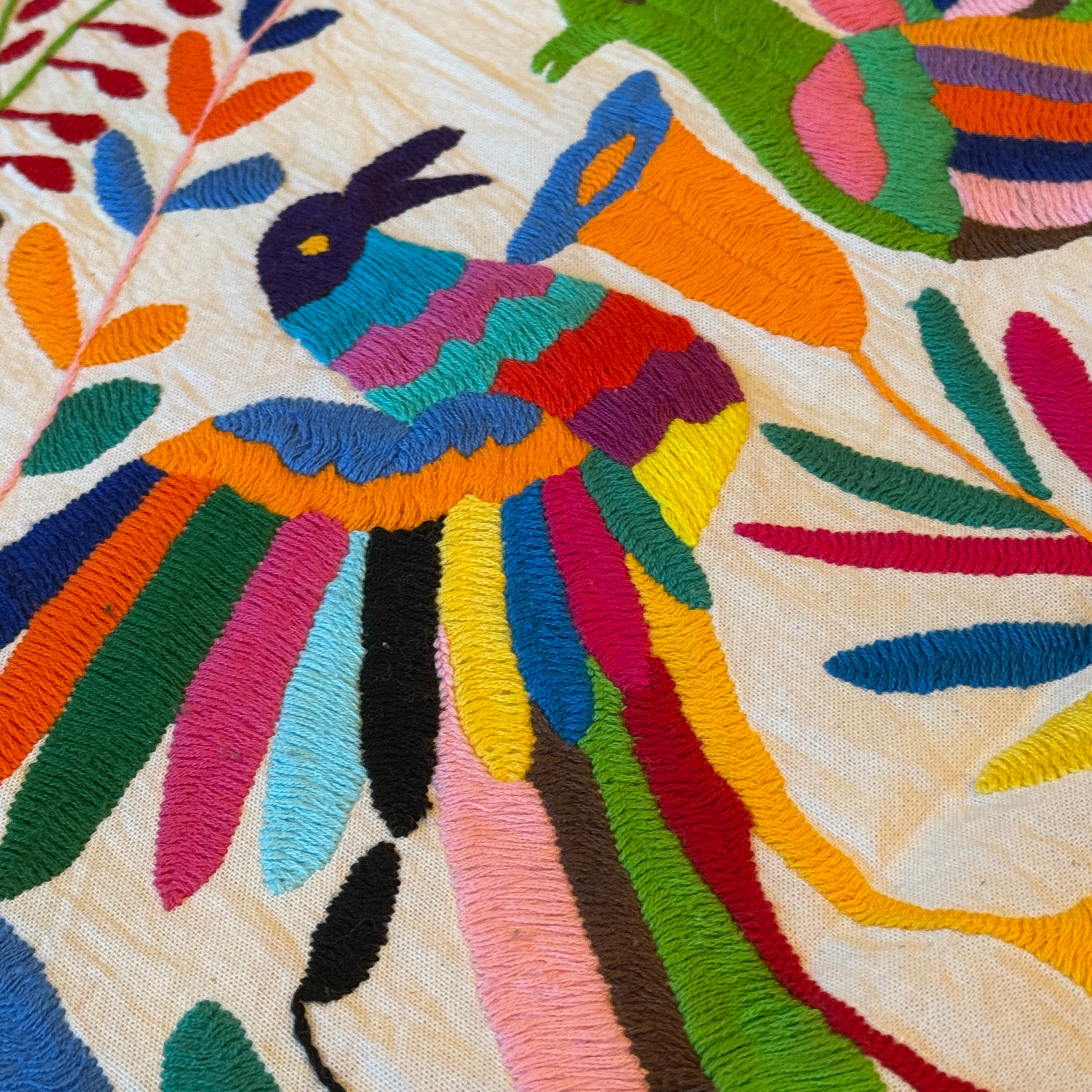 Embroidered Otomi Wall Hanging Mexico