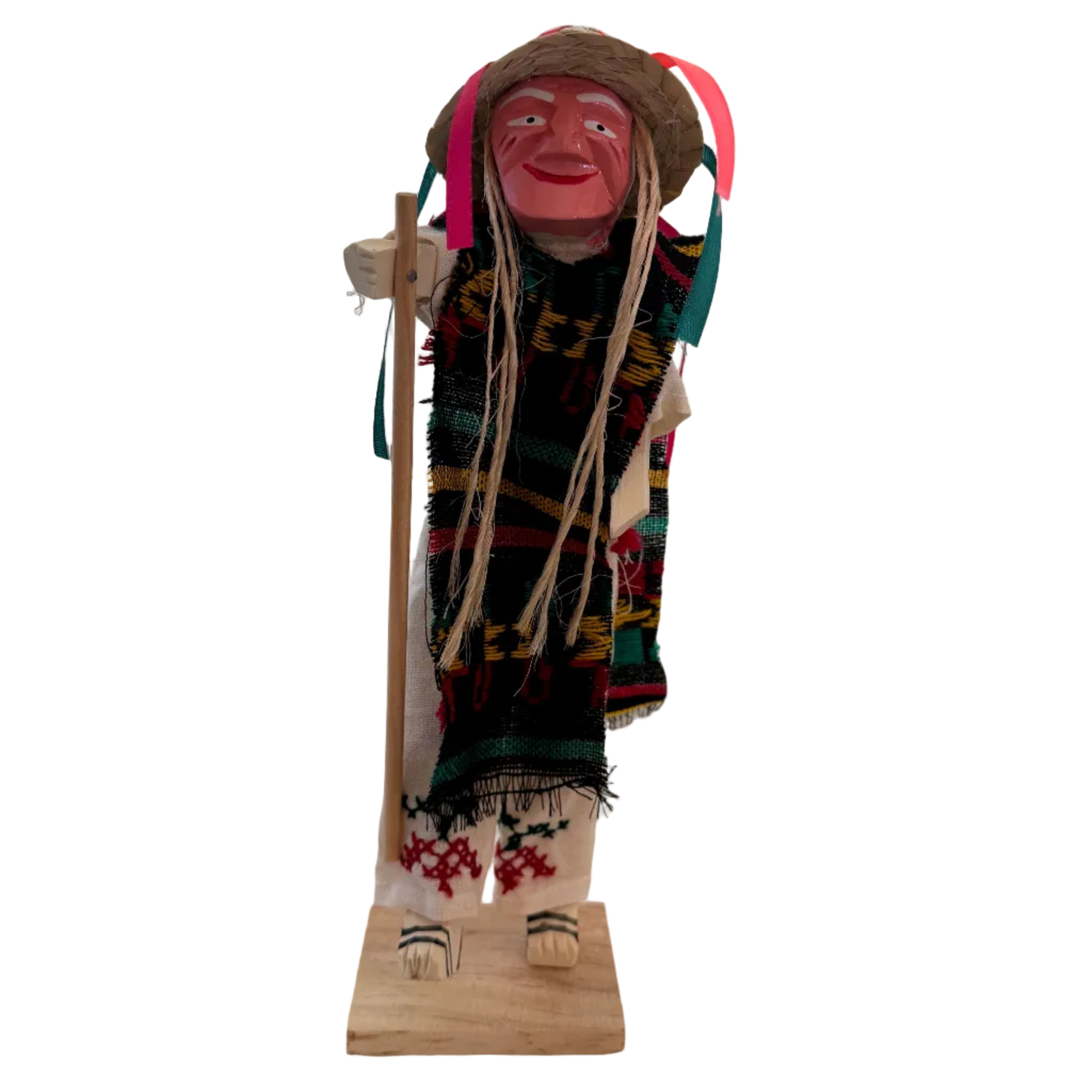 Handcrafted Wooden Viejito Mexico