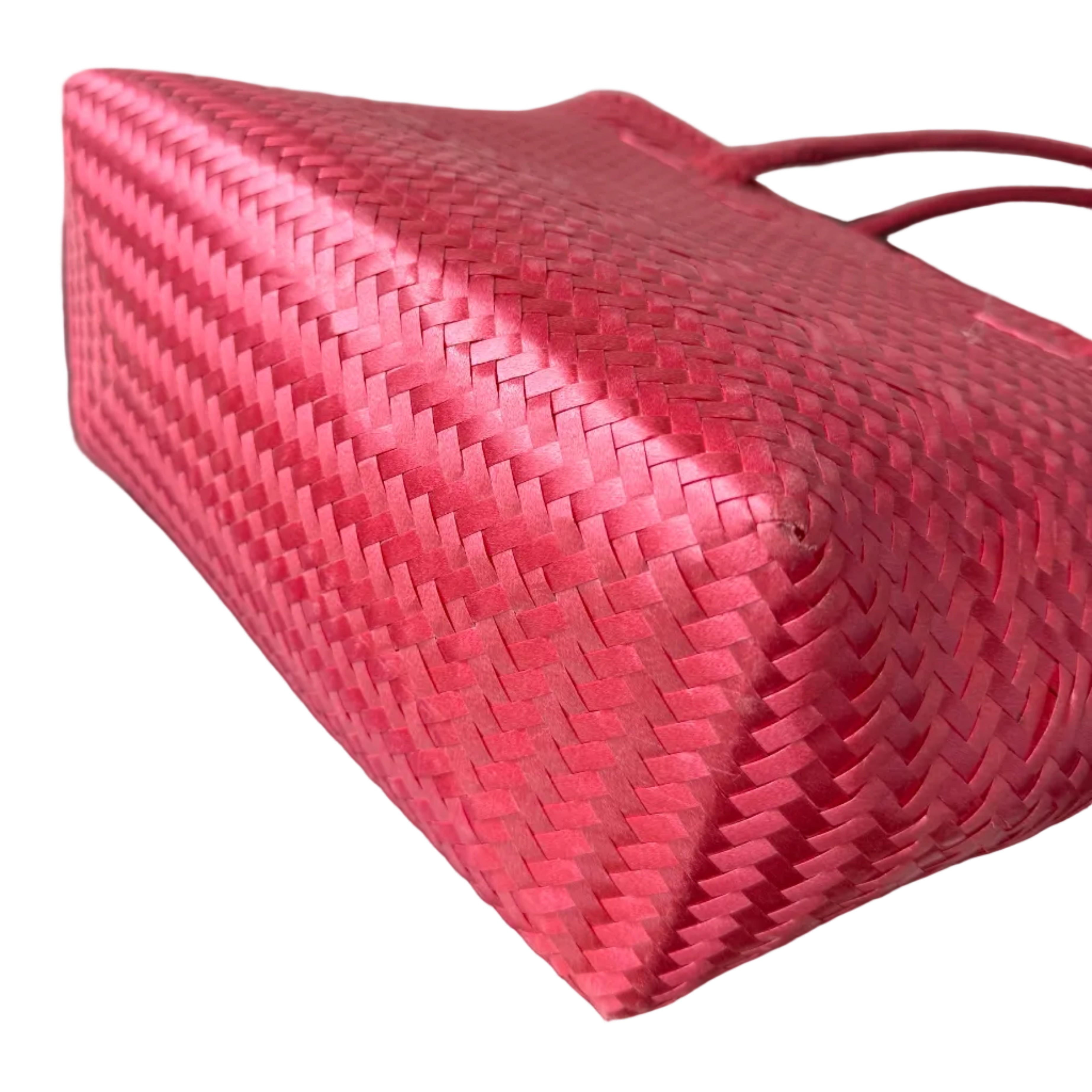 Hand Woven Abelina Red Bag Mexico