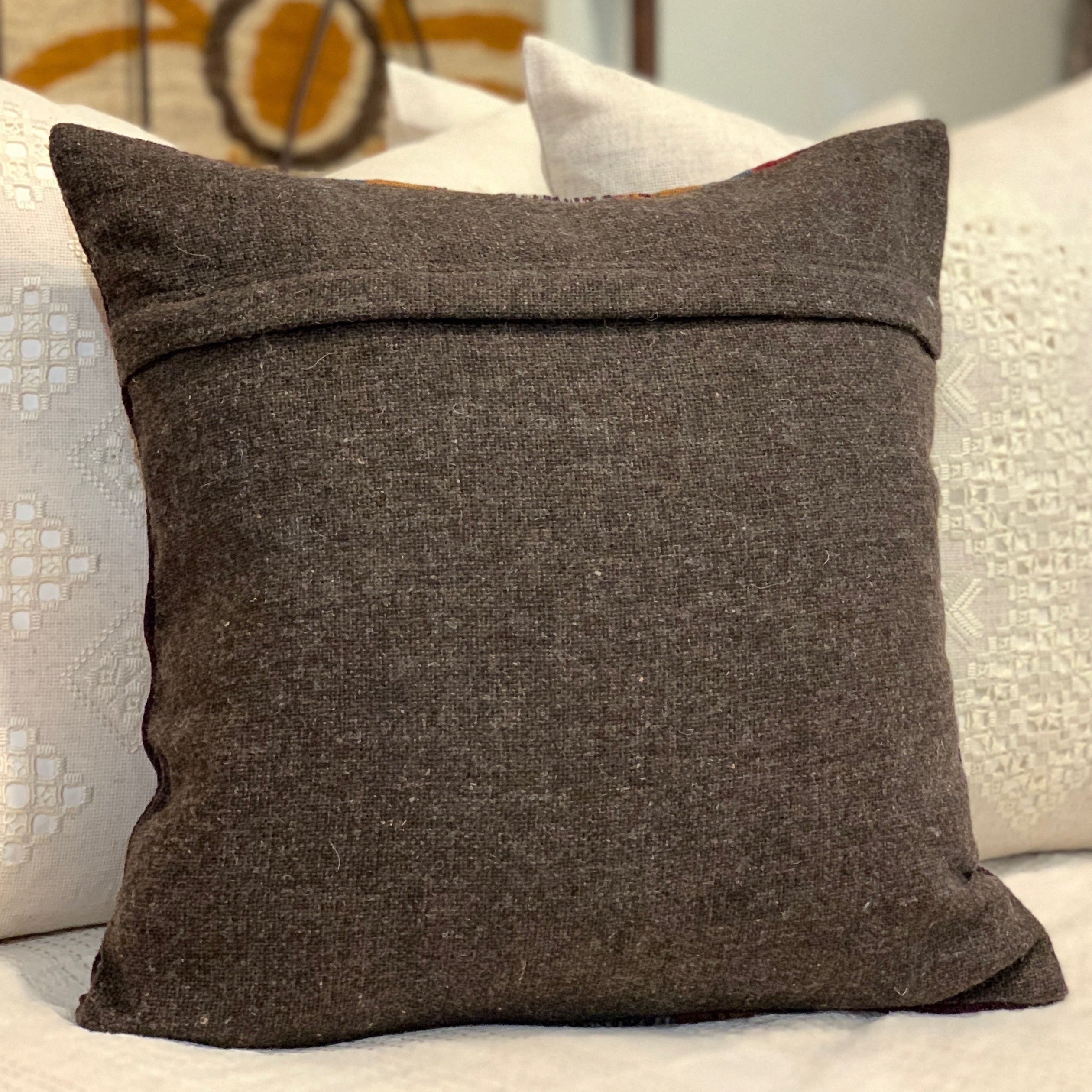 Handwoven Acopia Multicolor Pillow Peru (17x17)