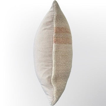 Handwoven Hemp Pillow Turkey (12" x 20")