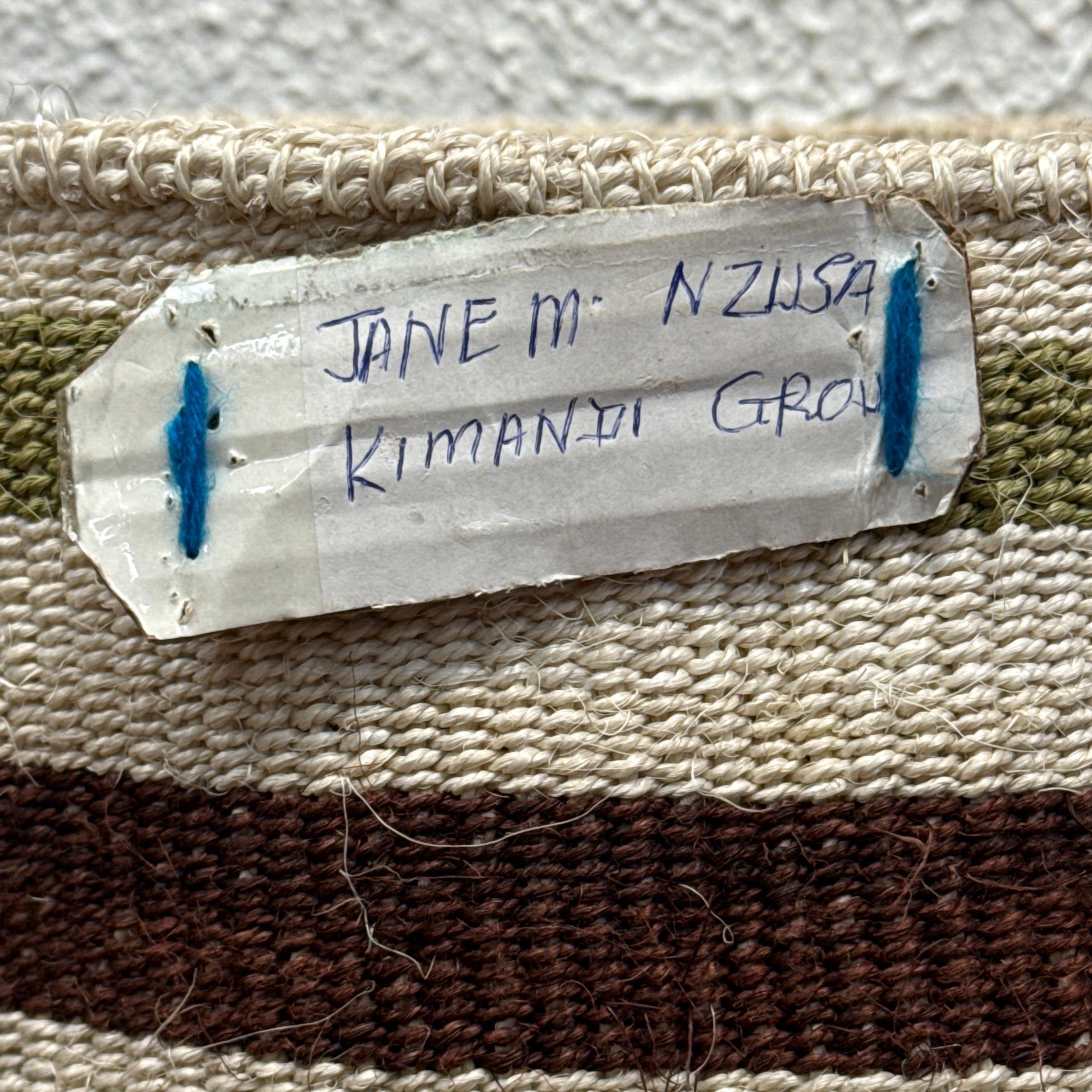 Kamba Sisal Small Basket by Jane Nzusa - Kenya