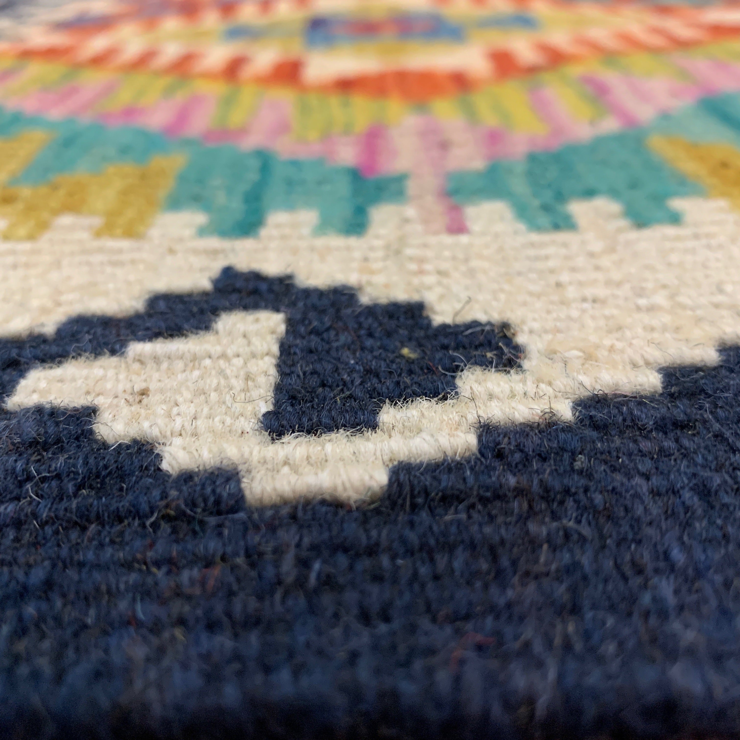 Handwoven Small Kilim Afghanistan (3x4) - 006