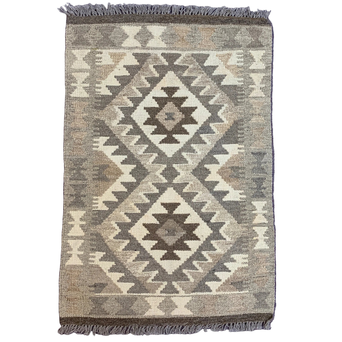 Handwoven Small Kilim Afghanistan (2x3) - 008