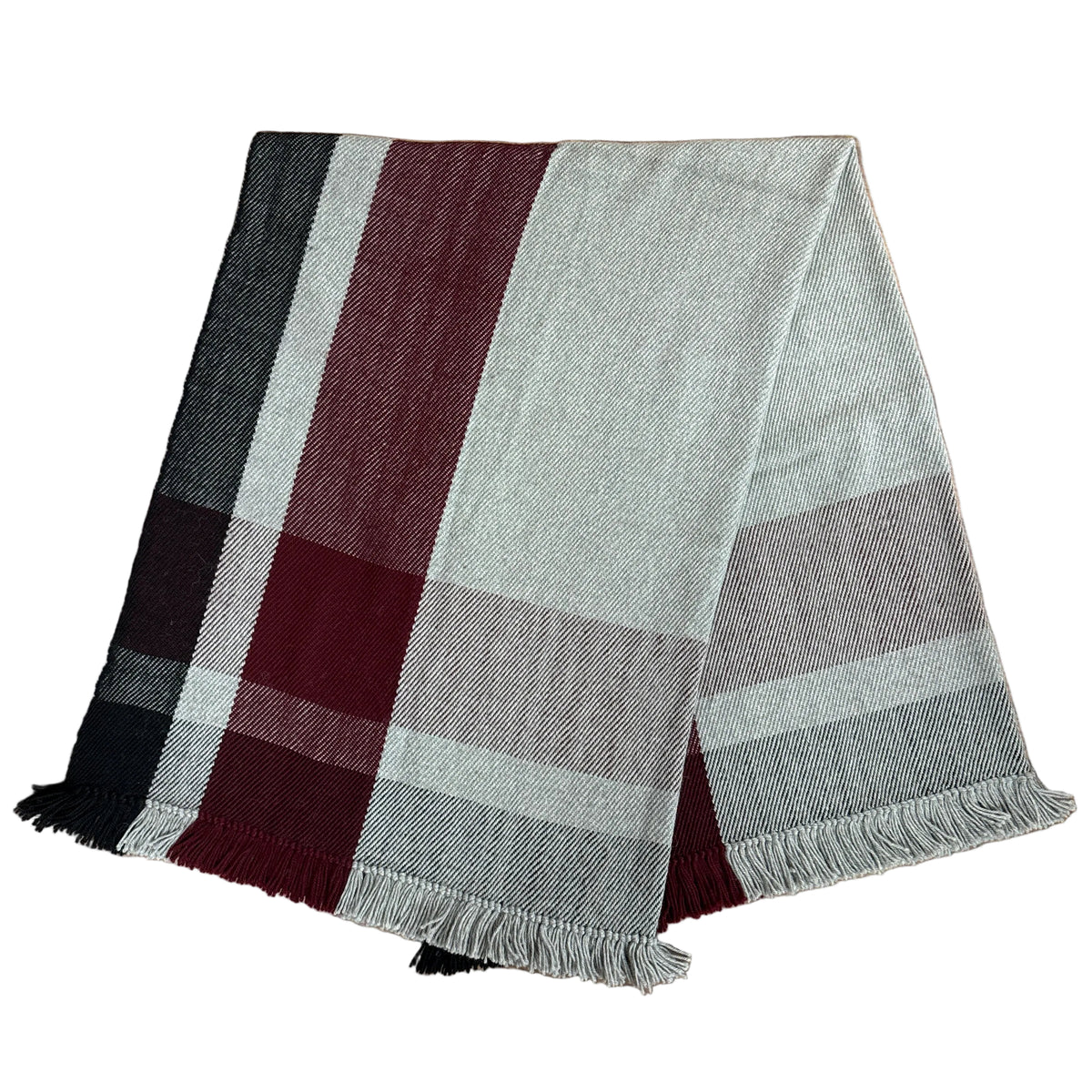 Handwoven Alpaca Grey Throw Bolivia - C