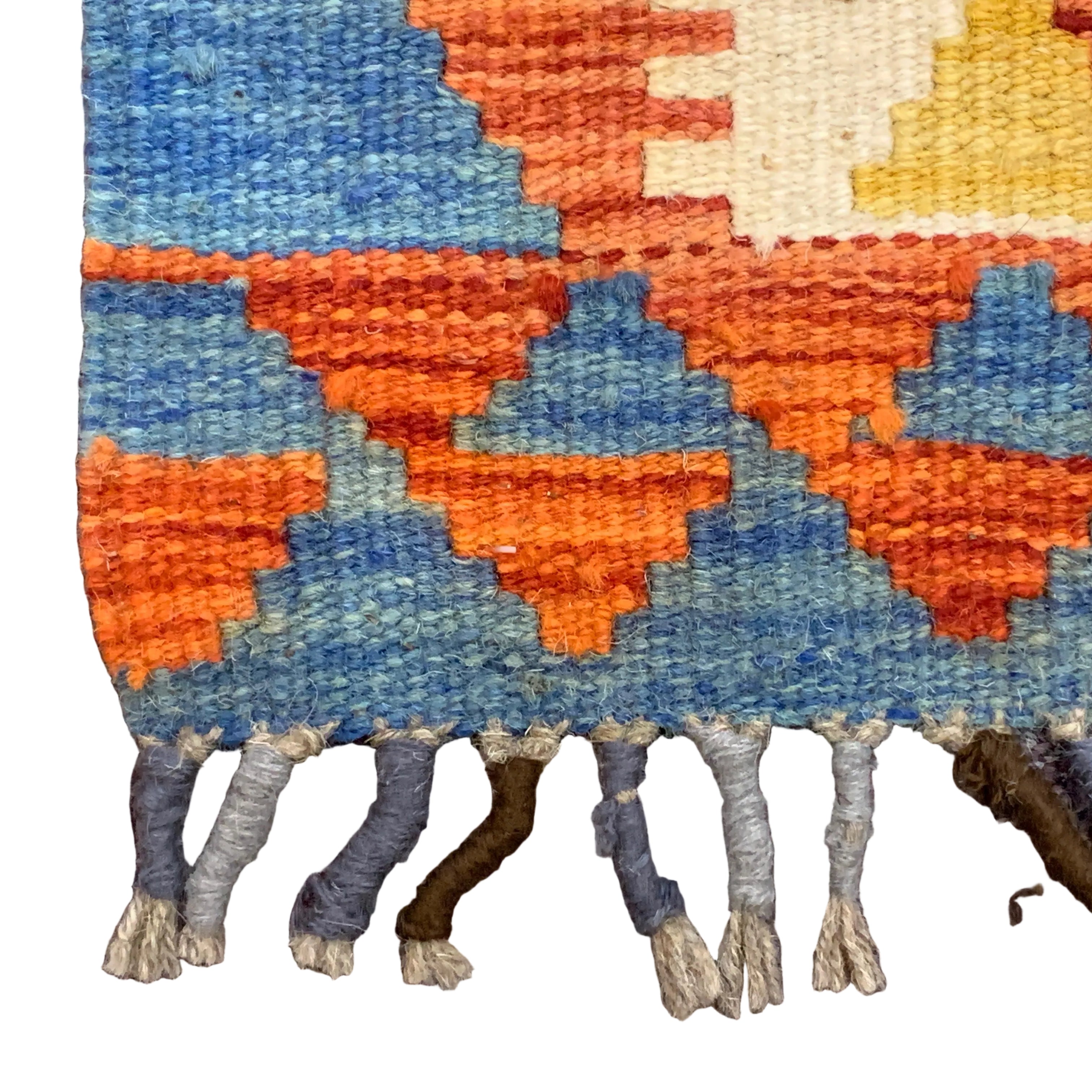 Handwoven Small Kilim Afghanistan (2x3) - 005