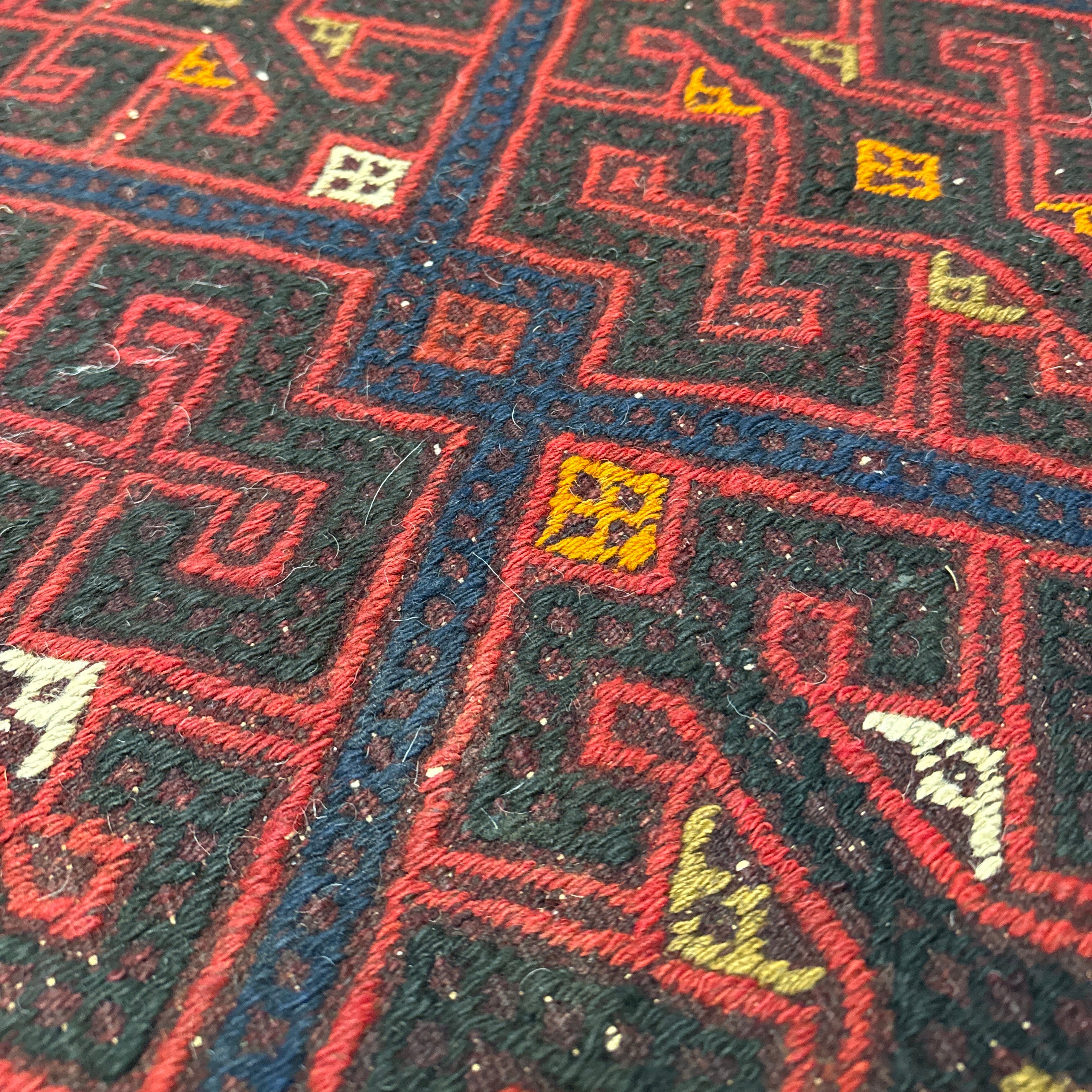 Handwoven Olami Kilim Afghanistan - 05