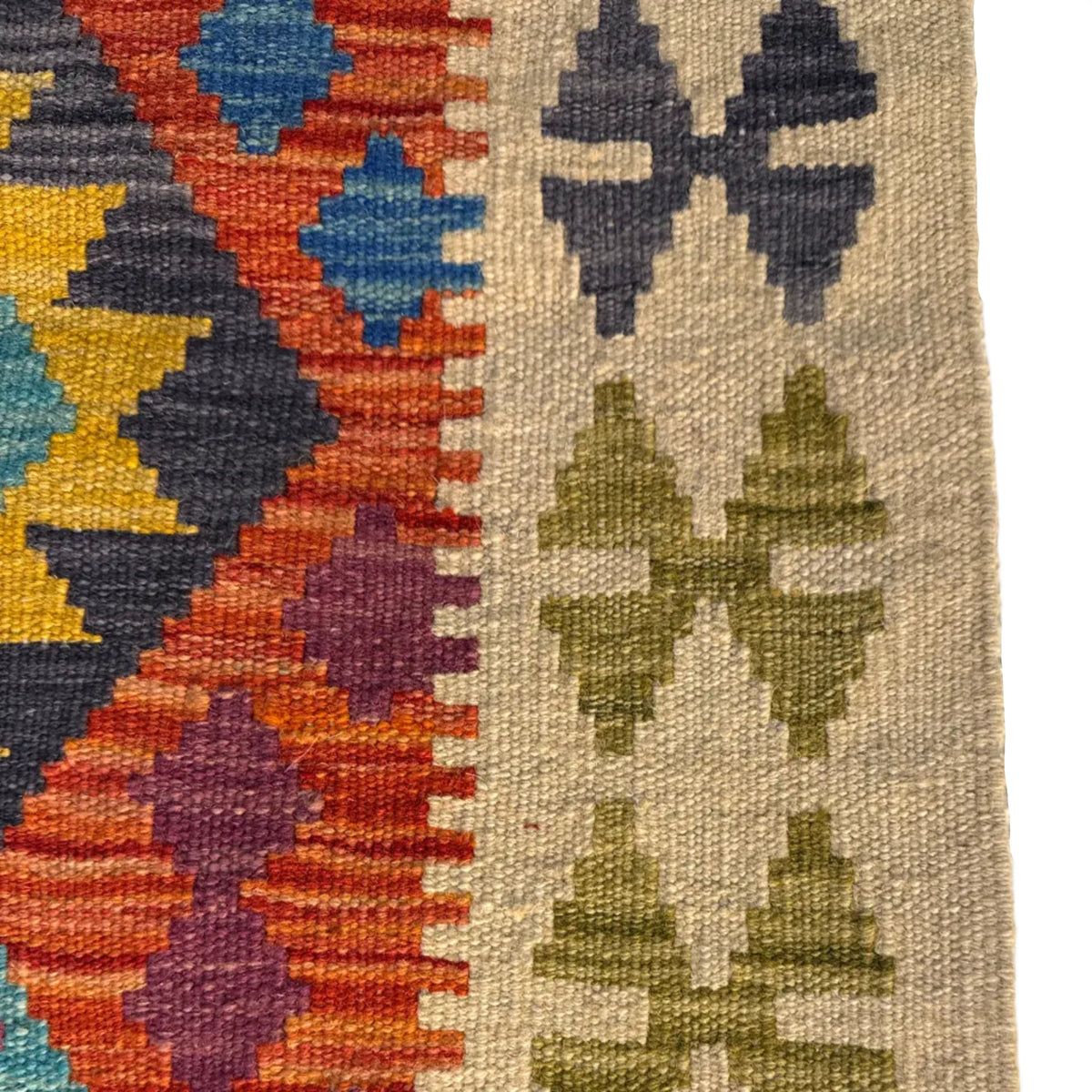 Handwoven Medium Kilim Afghanistan (4x5) - 064