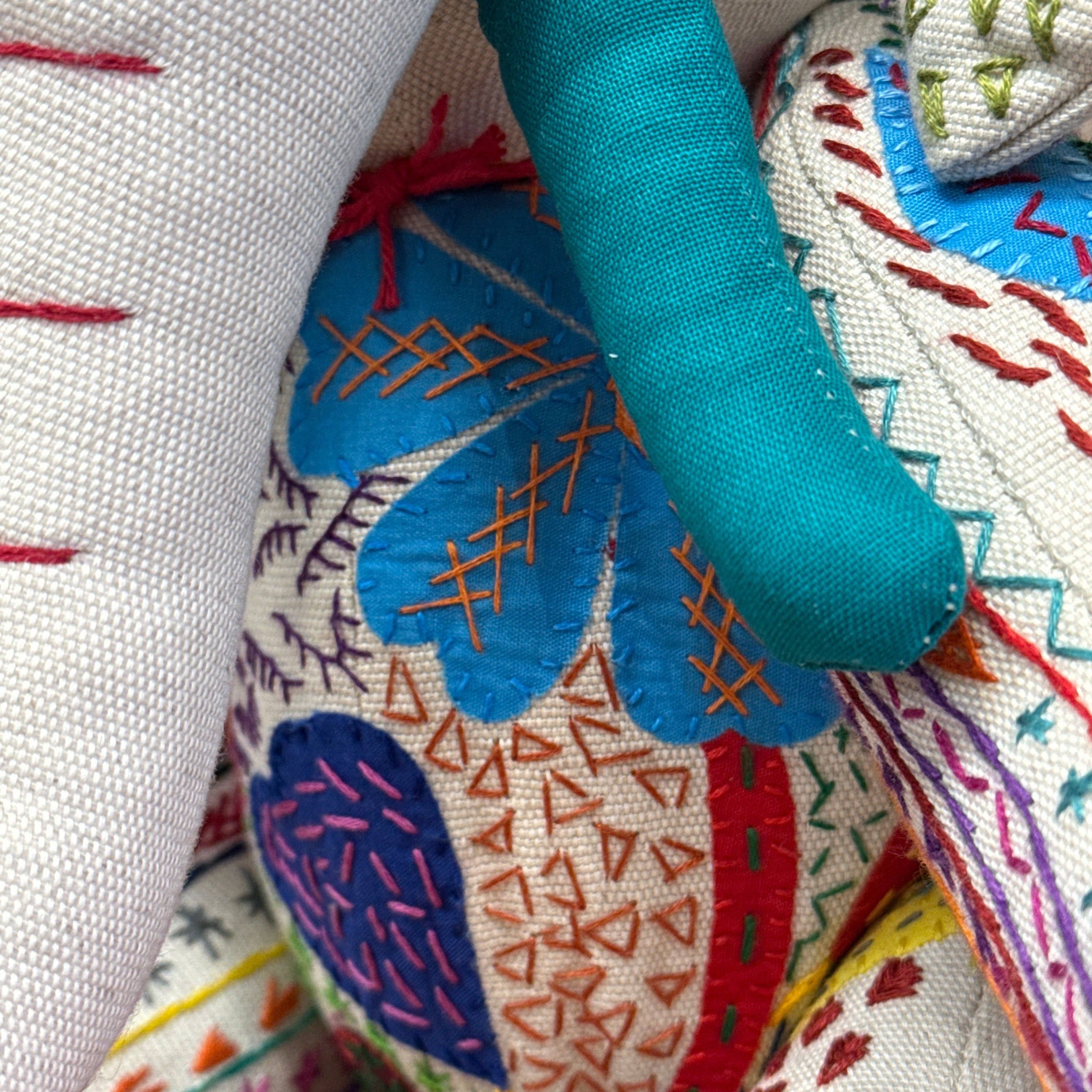 Embroidered White Elephant South Africa