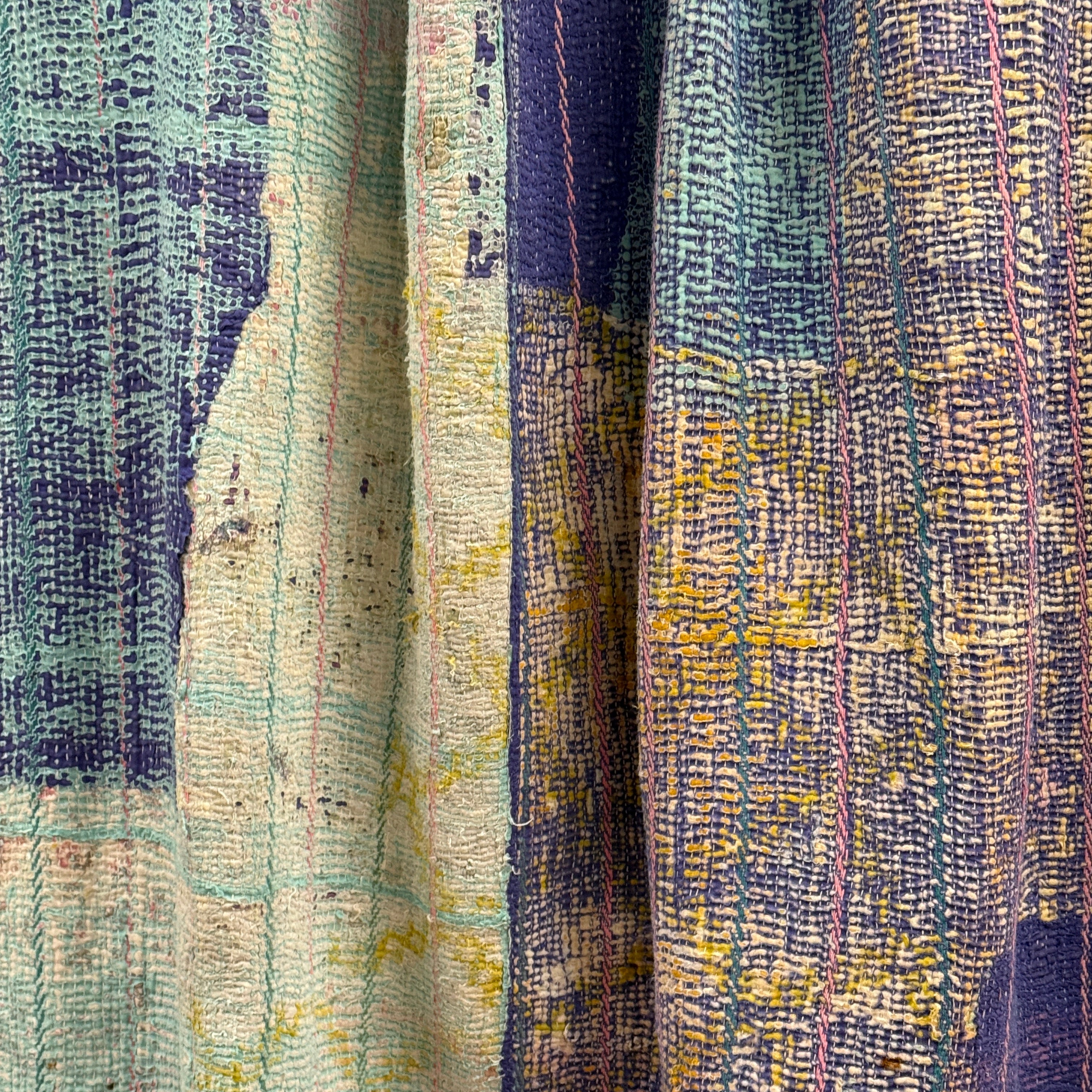 Handmade Cool Kantha Patchwork Quilt India