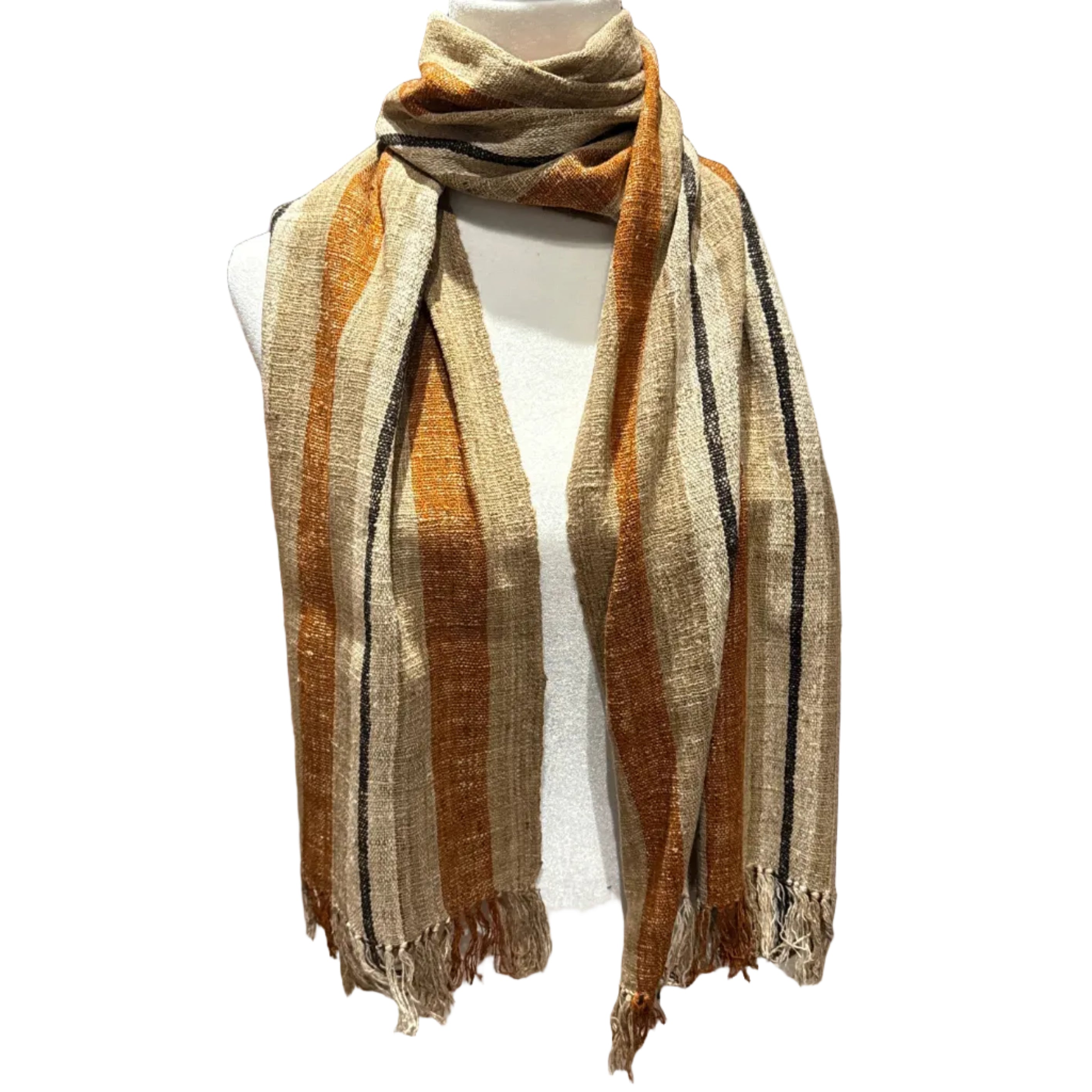 Handwoven Wild Silk Scarf Madagascar