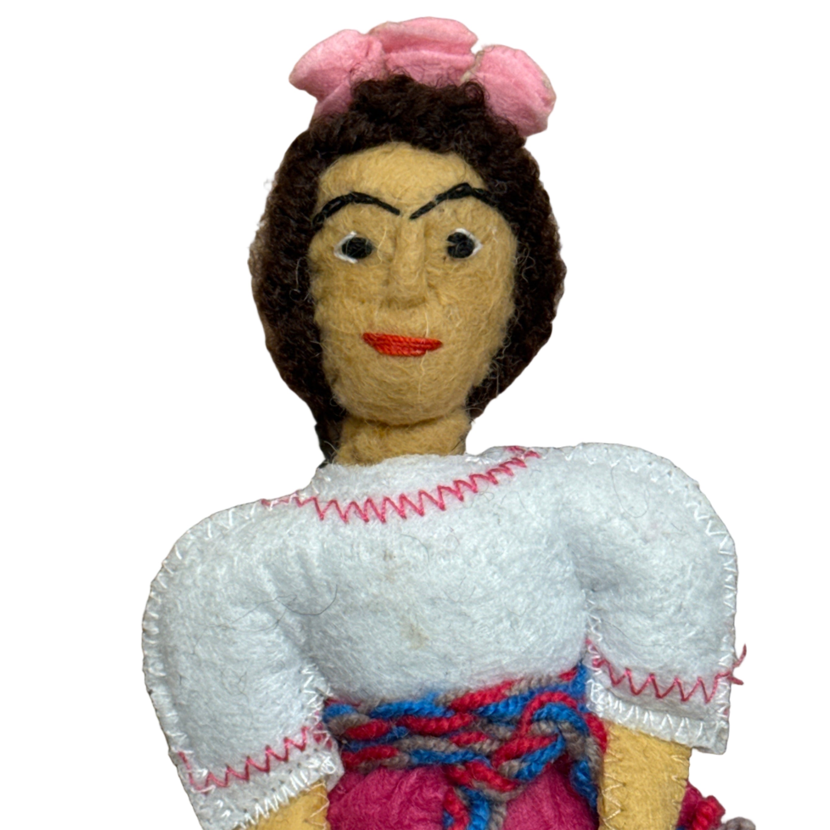 Strong Women Felt Ornament - Frida Kahlo