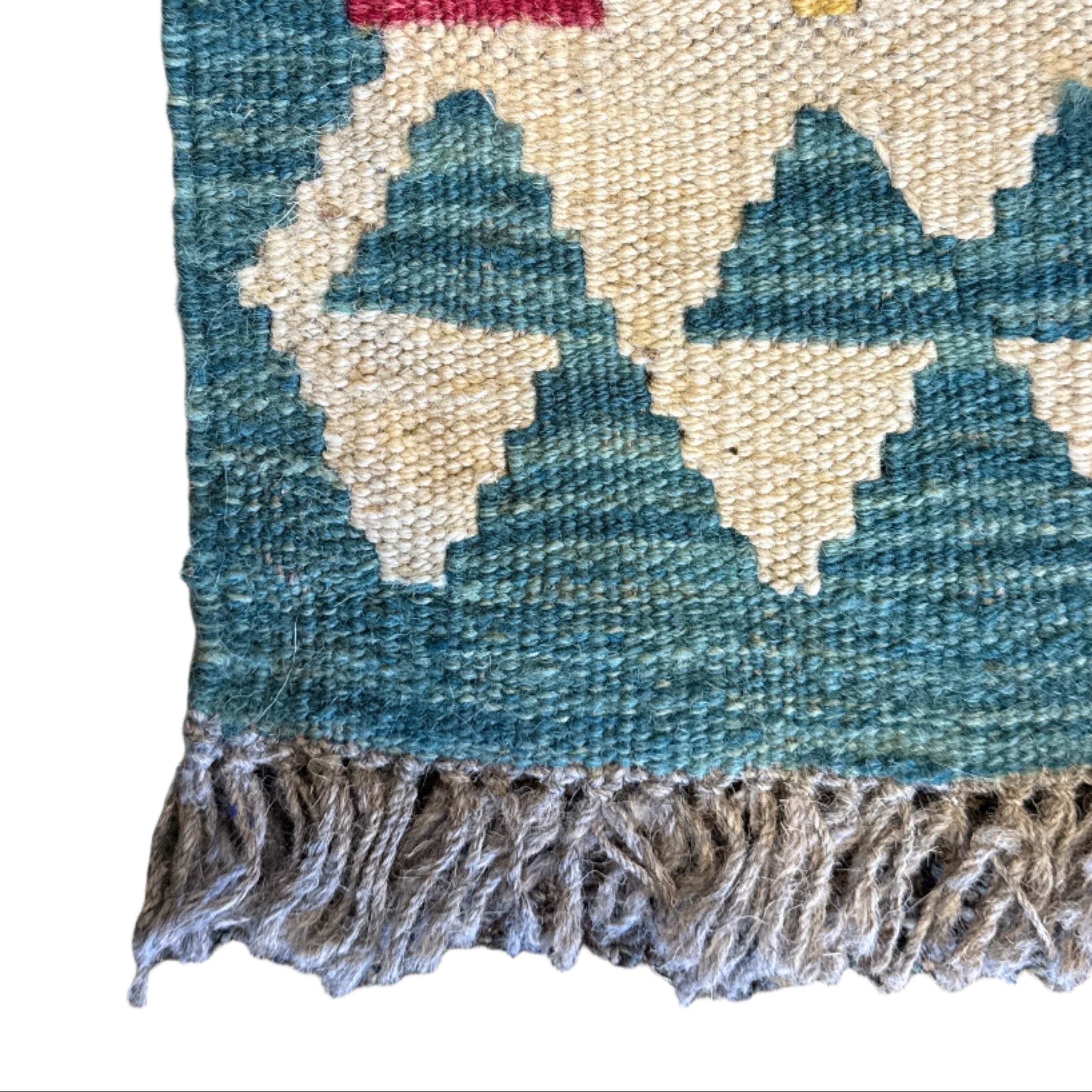 Handwoven Wool Kilim Large Rug Afghanistan (5x7) - 007