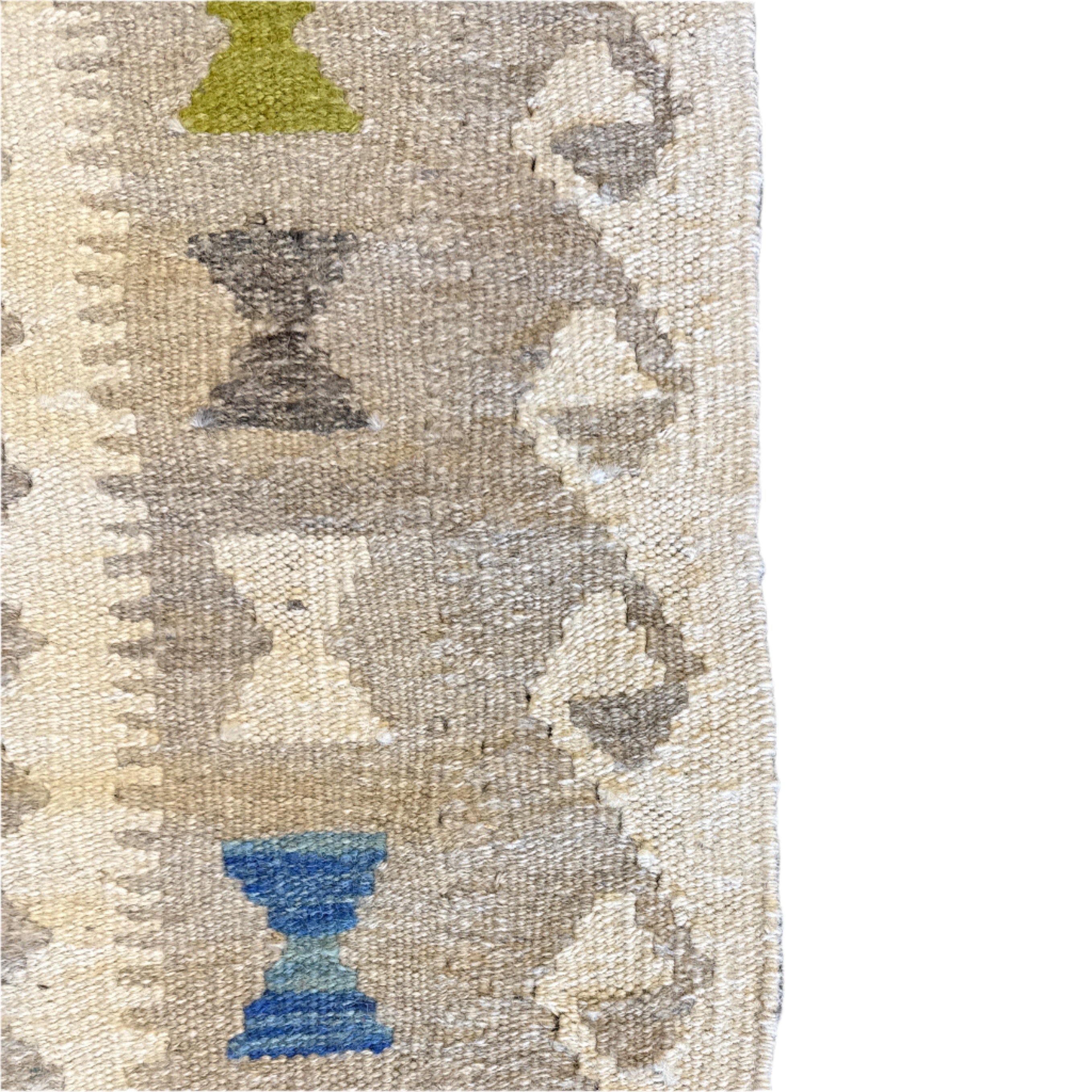Handwoven Wool Kilim Large Rug Afghanistan (5x7) - 015