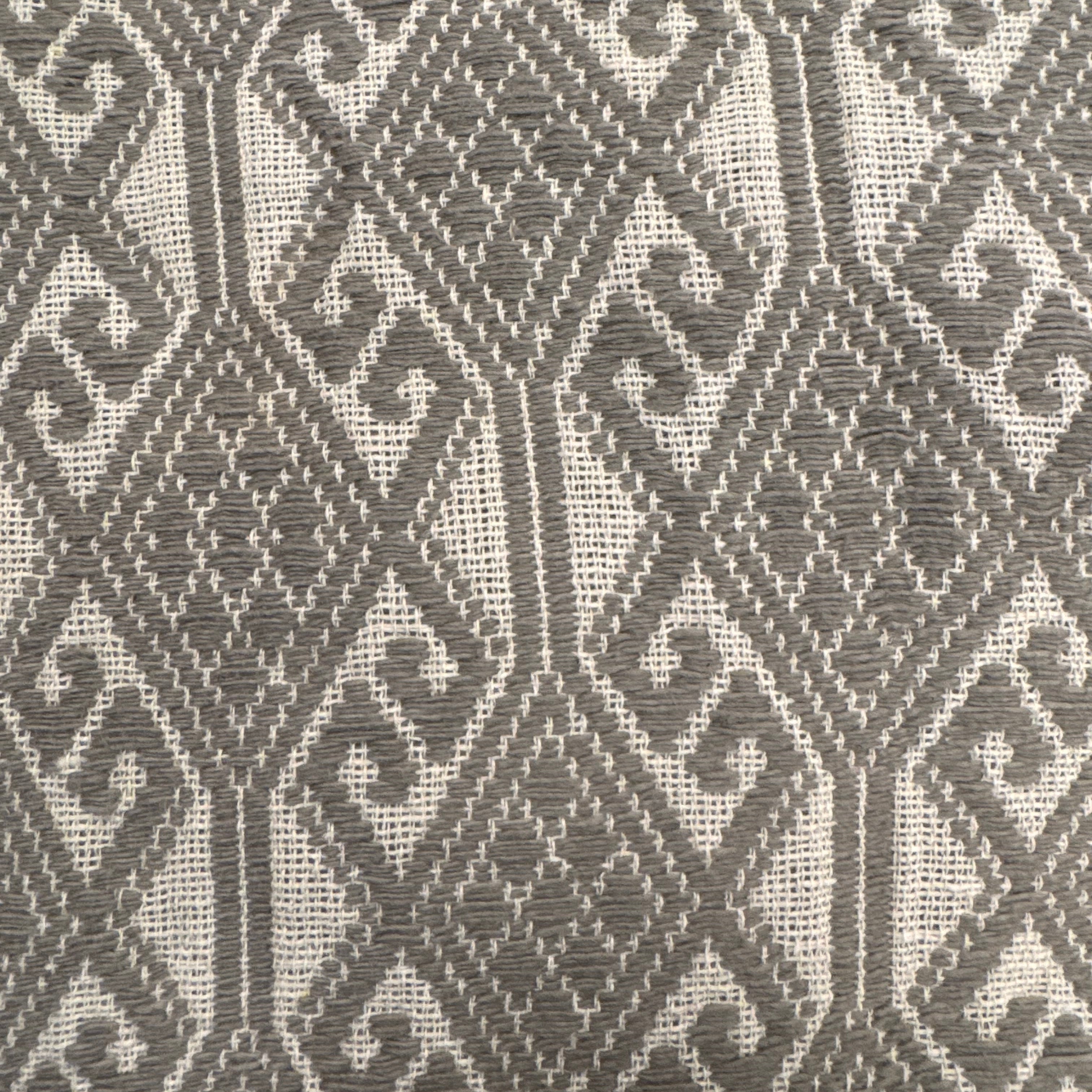 Handwoven Tai Lue Grey Throw Laos