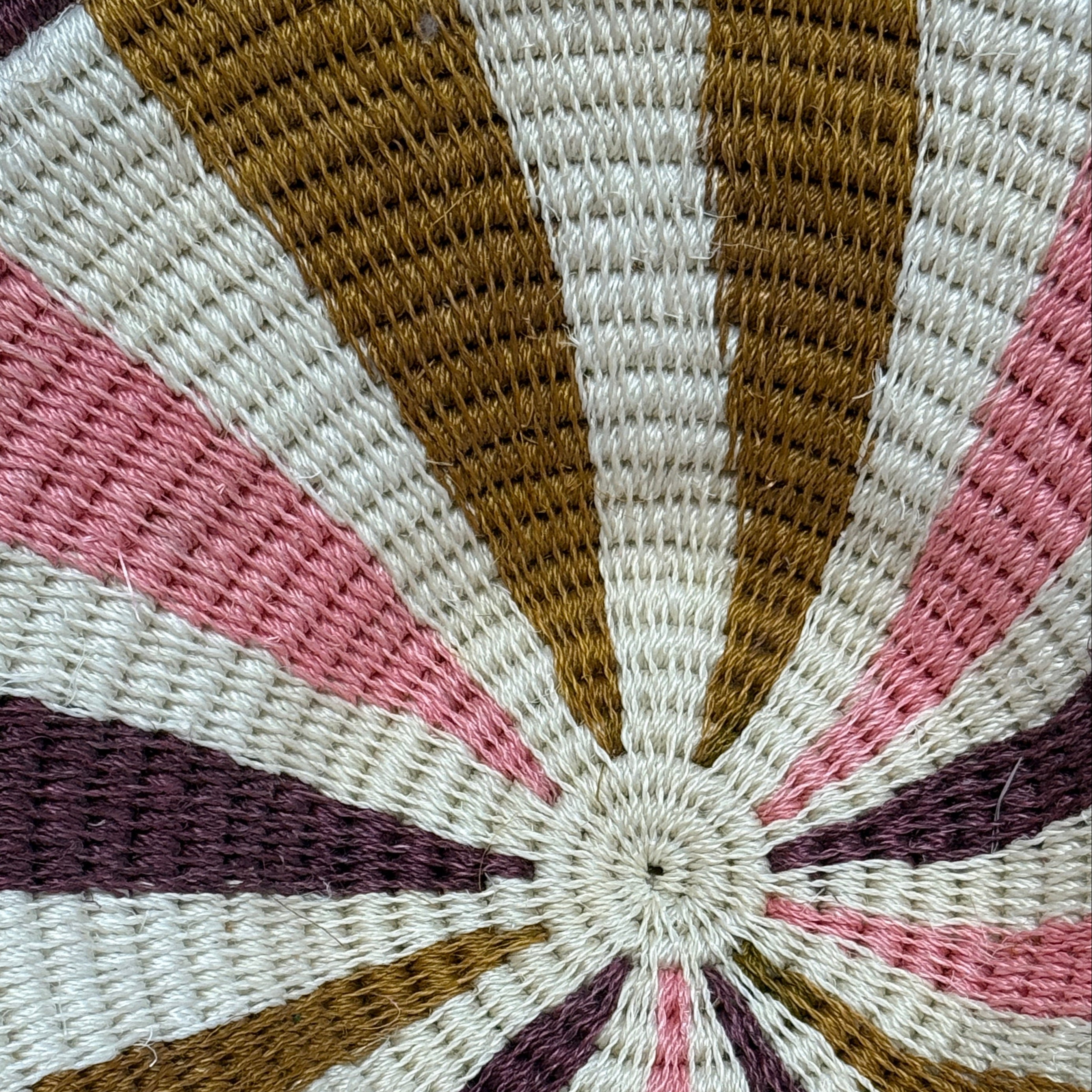 Natural Sisal Purple Basket Eswatini