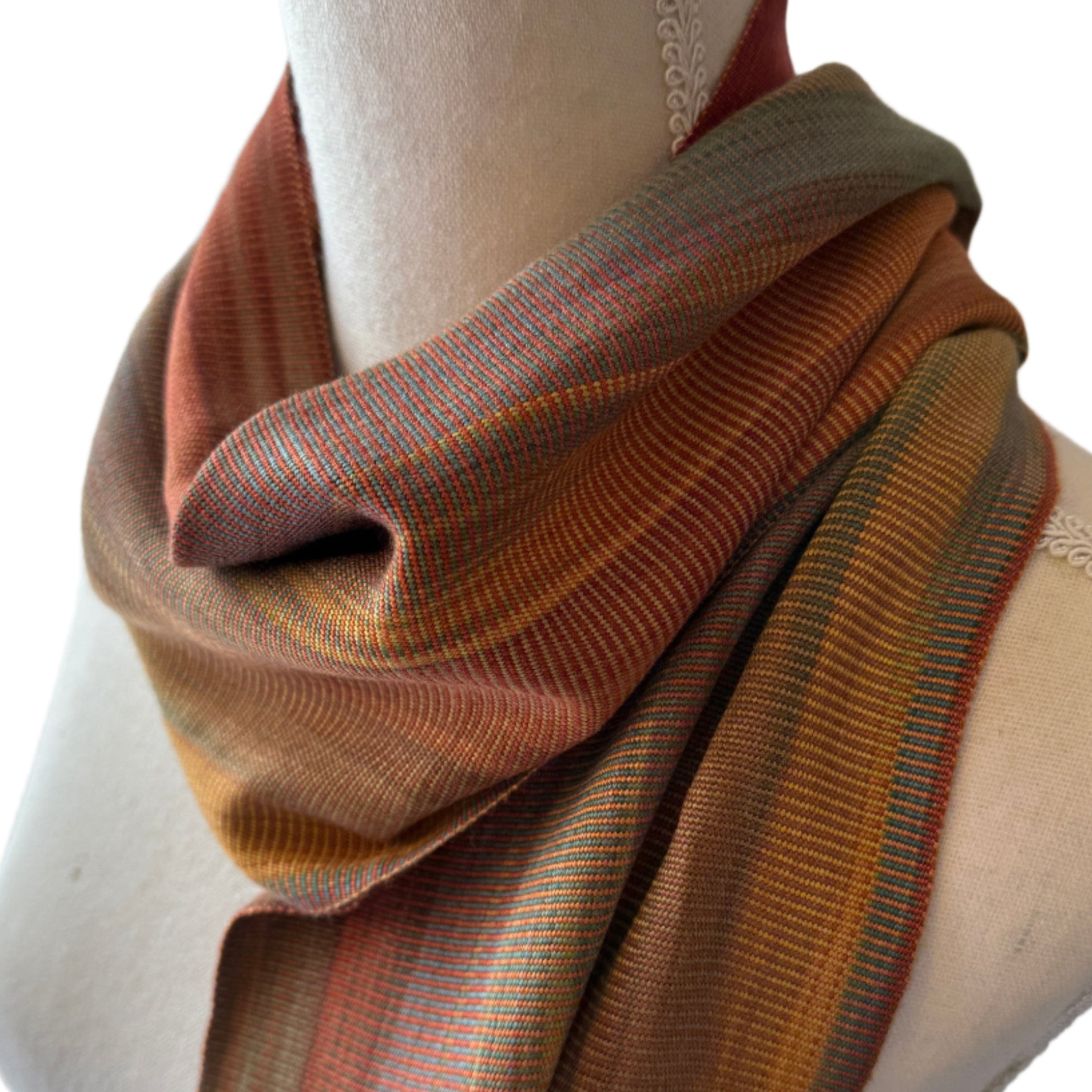 Handwoven Bamboo Warm Scarf Guatemala