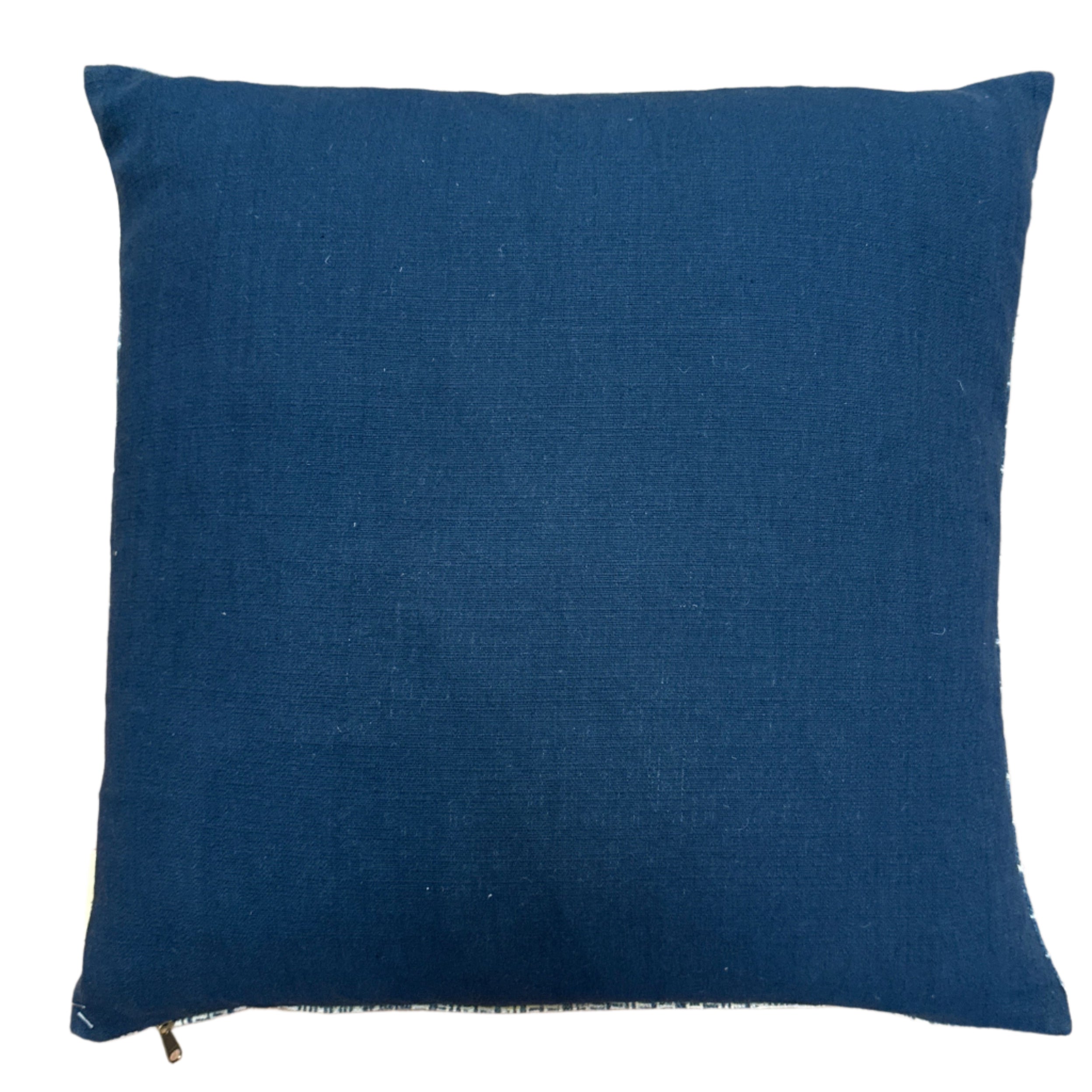 Handwoven Hemp Vintage Batik Tribal Pillow Thailand (18 x 18)