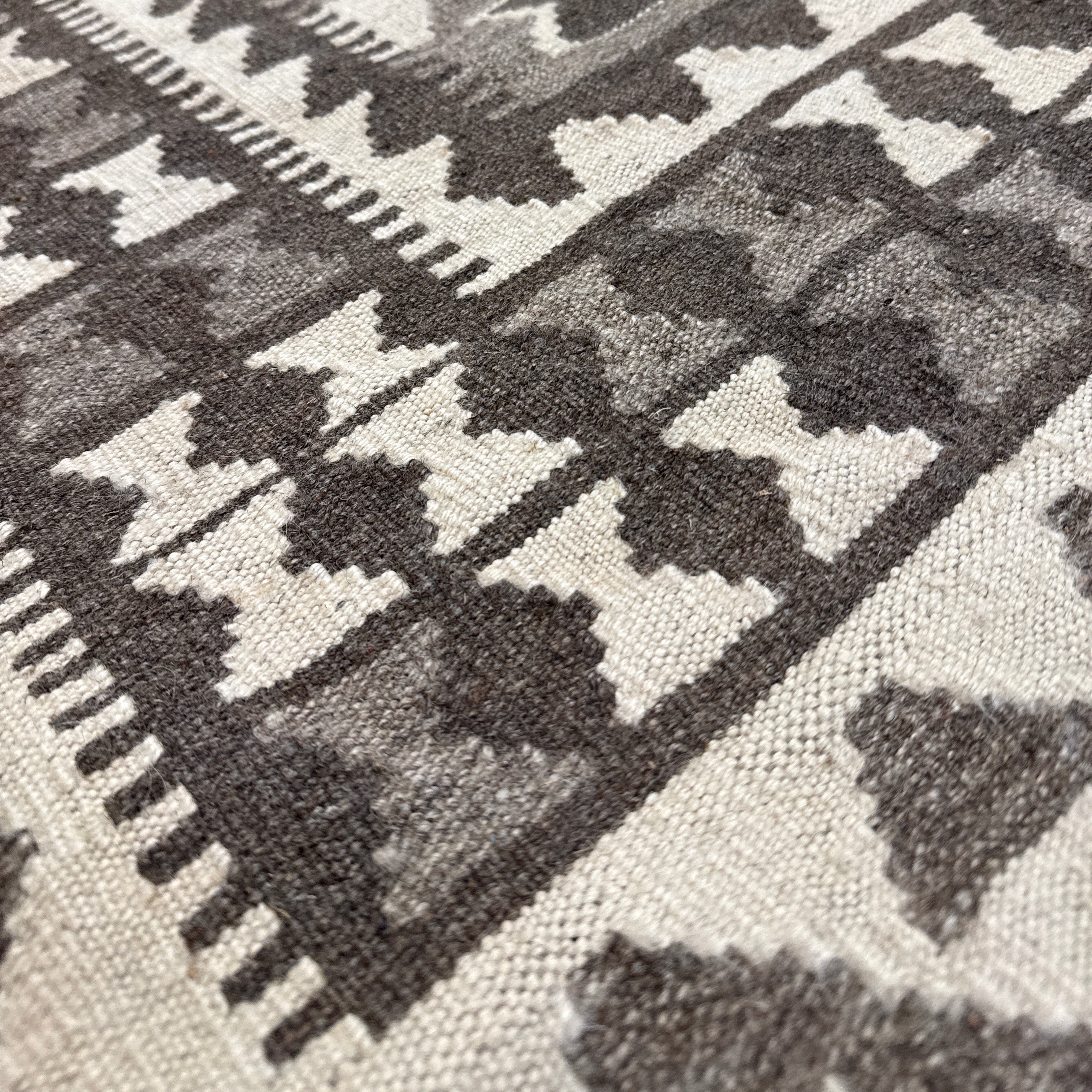 Handwoven Wool Kilim Extra Large Rug Afghanistan (8x10) - 018
