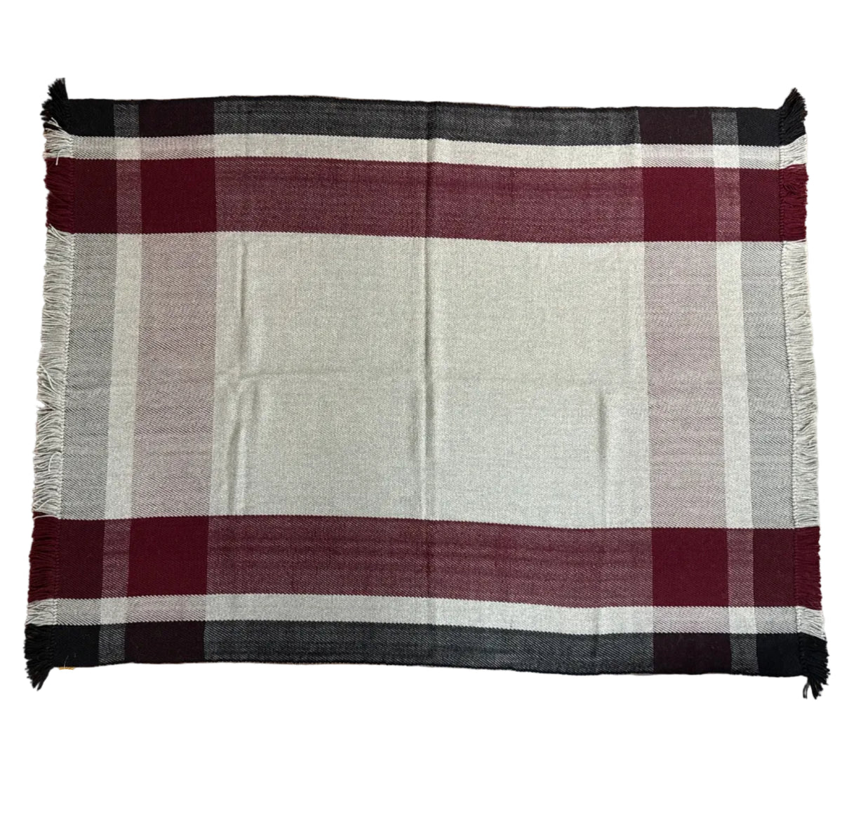 Handwoven Alpaca Grey Throw Bolivia - C