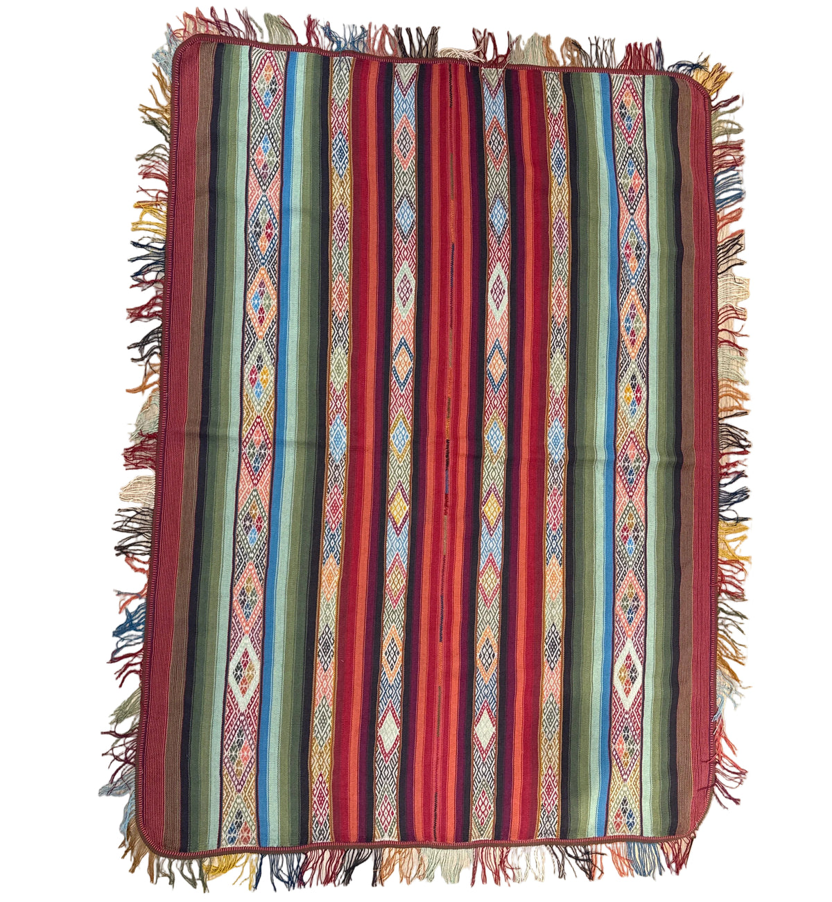 Handwoven Merino and Alpaca Throw Peru