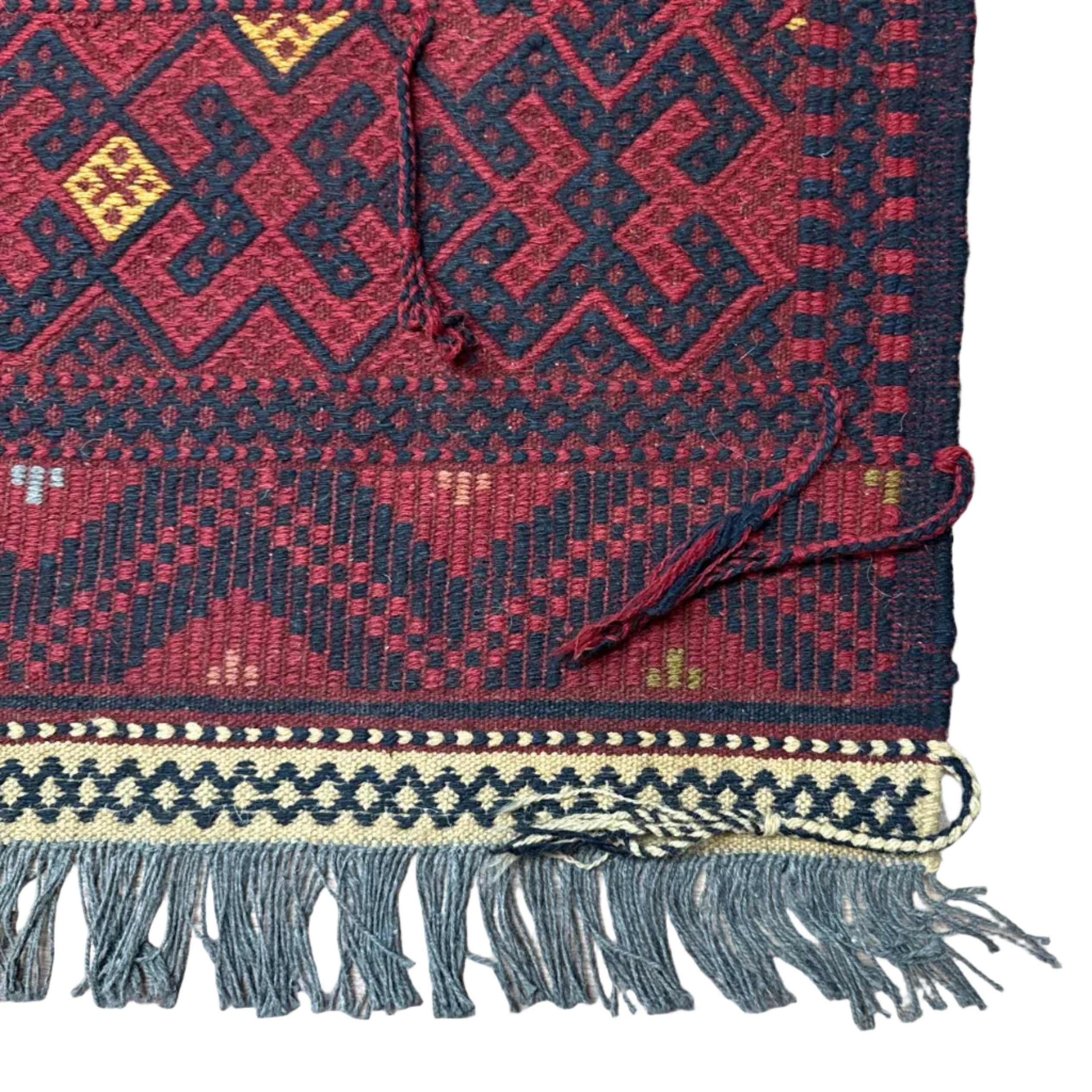 Handwoven Olami Kilim Afghanistan - 01