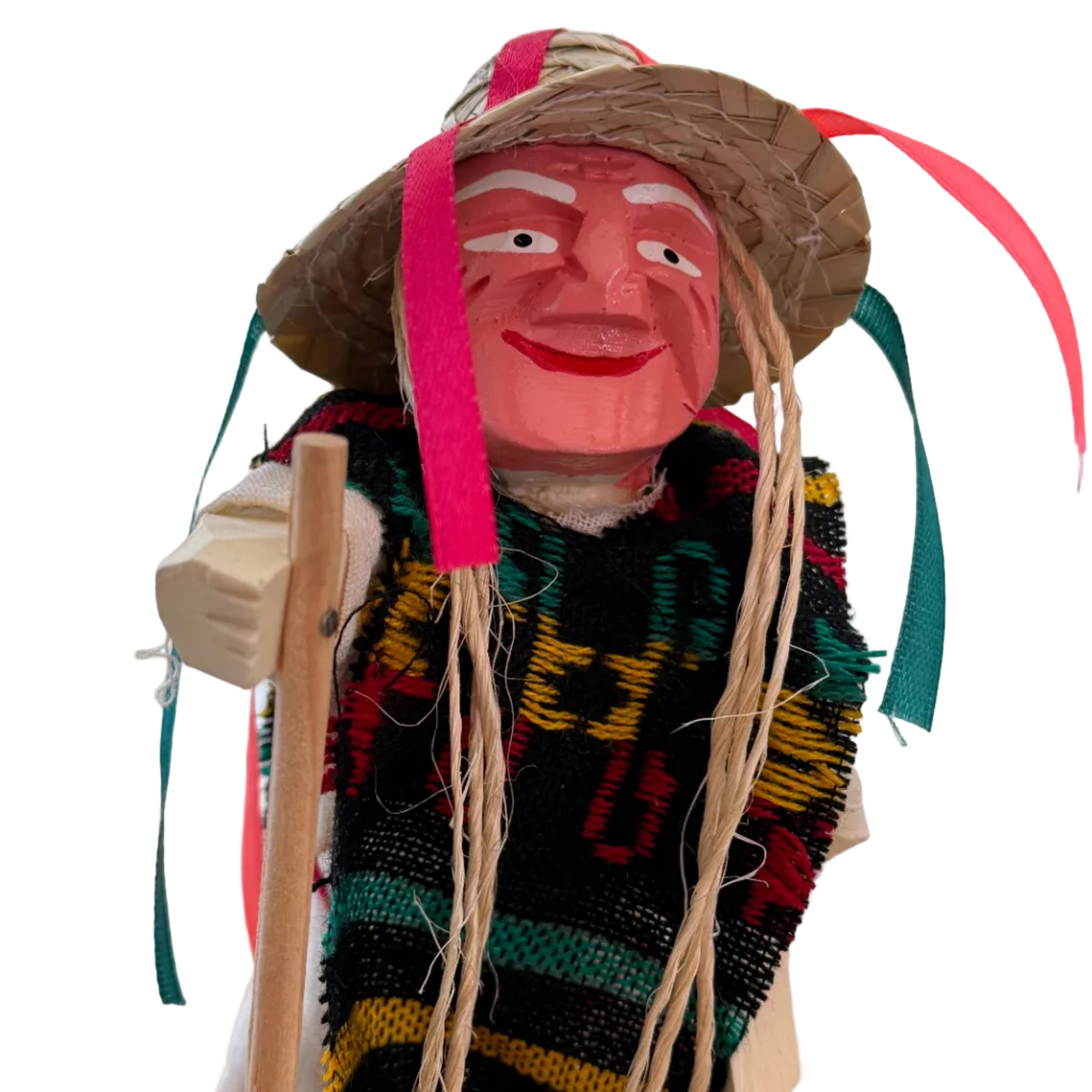 Handcrafted Wooden Viejito Mexico