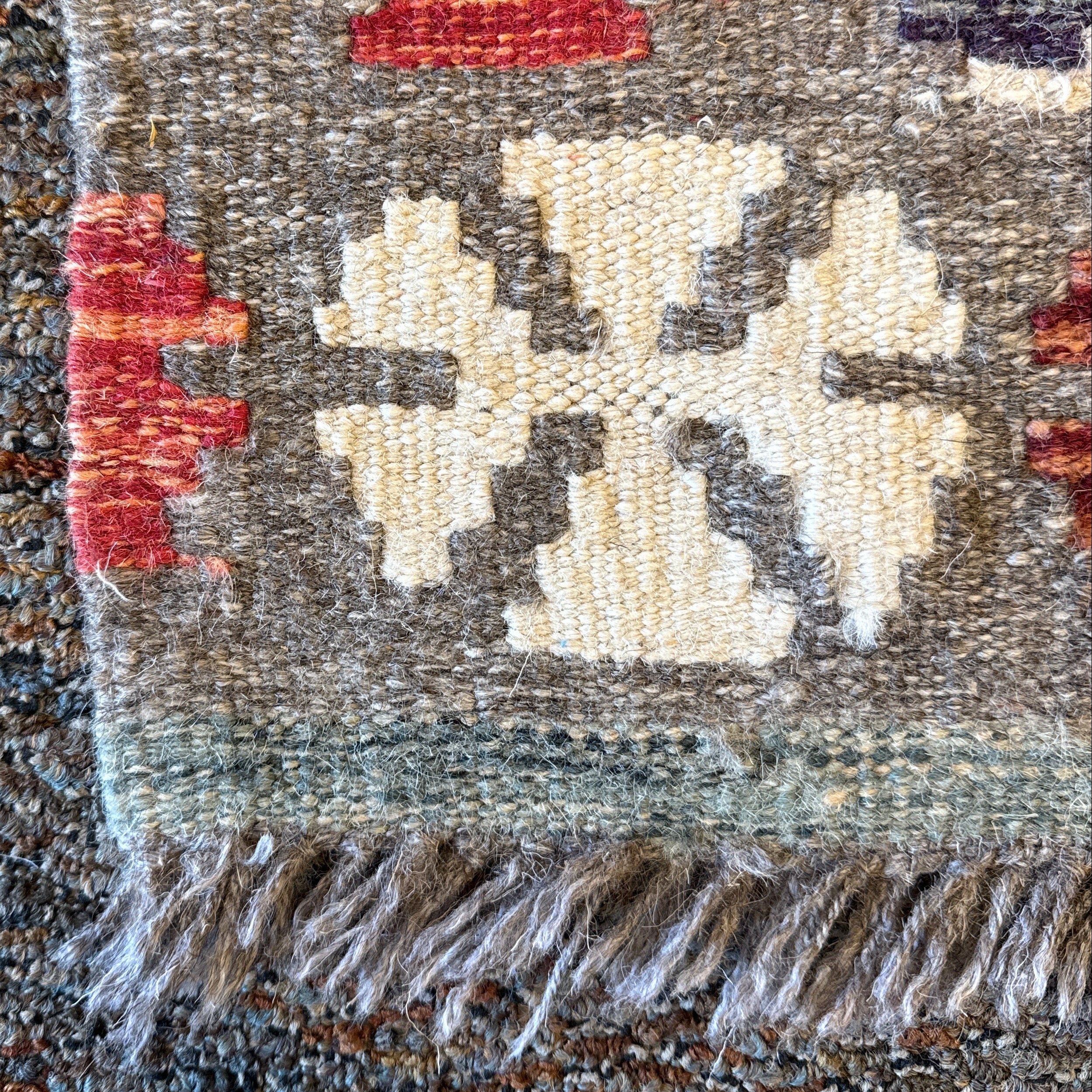 Handwoven Wool Kilim Small Rug Afghanistan (3x5) - 002