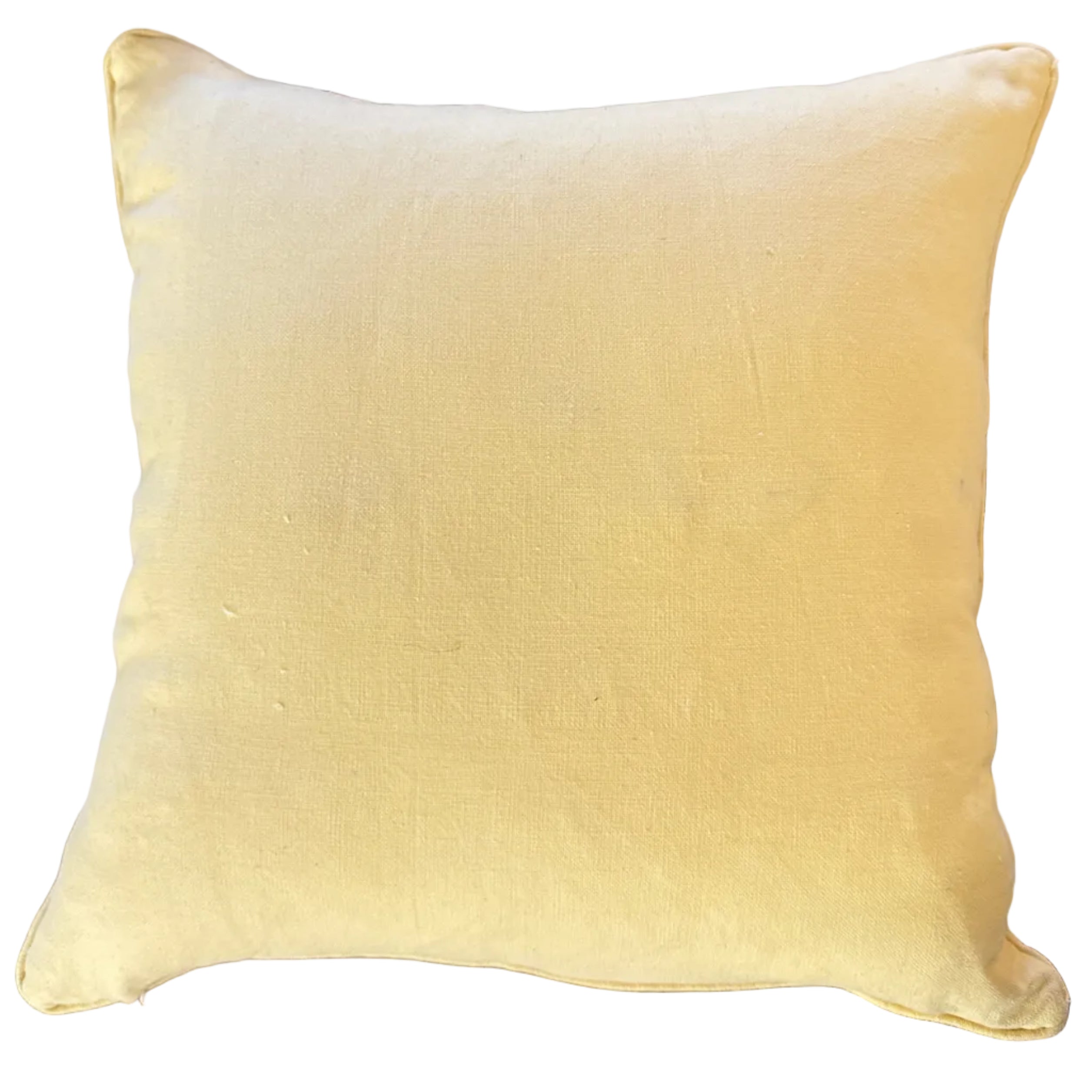 Handwoven and Hand Embroidered Butter Bird Pillow Guatemala