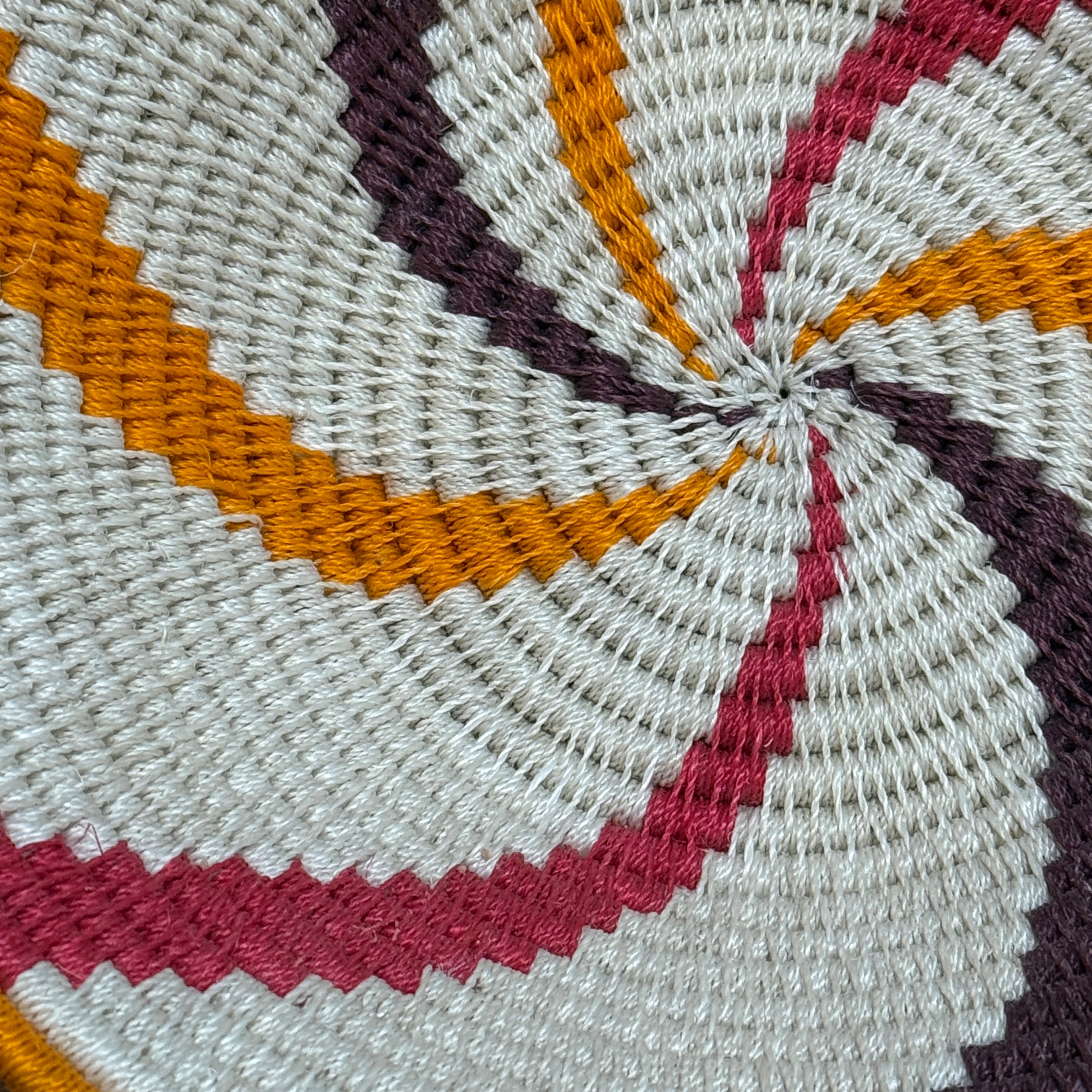 Natural Sisal Pink Basket Eswatini