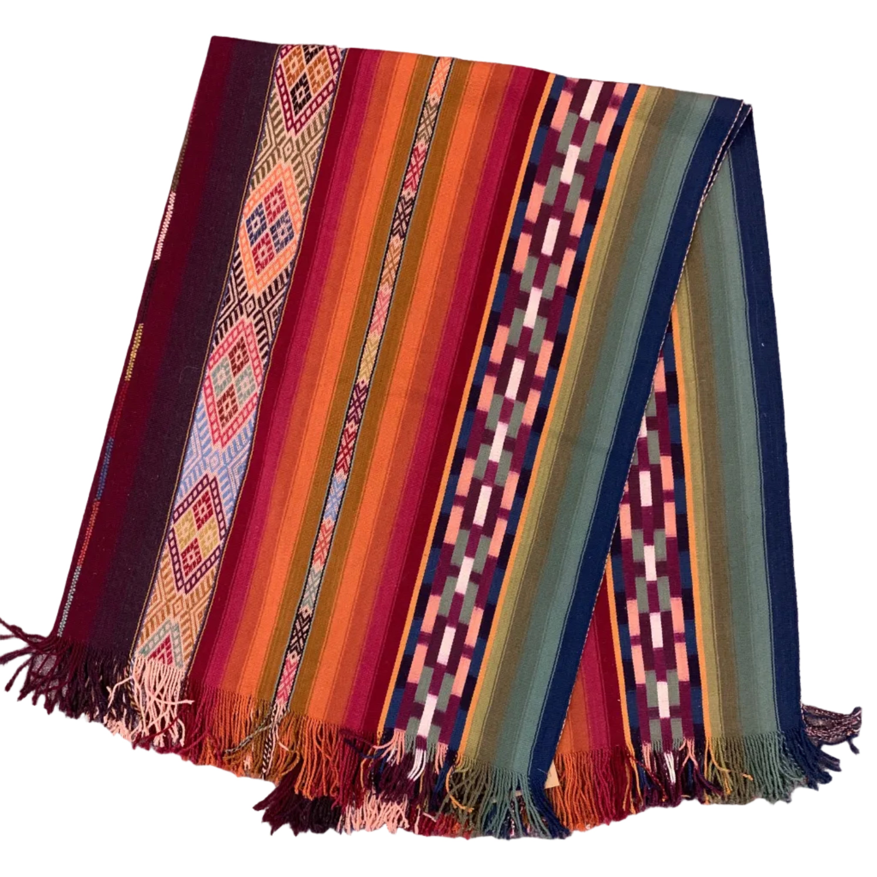 Handwoven Multicolor Merino and Alpaca Throw Peru