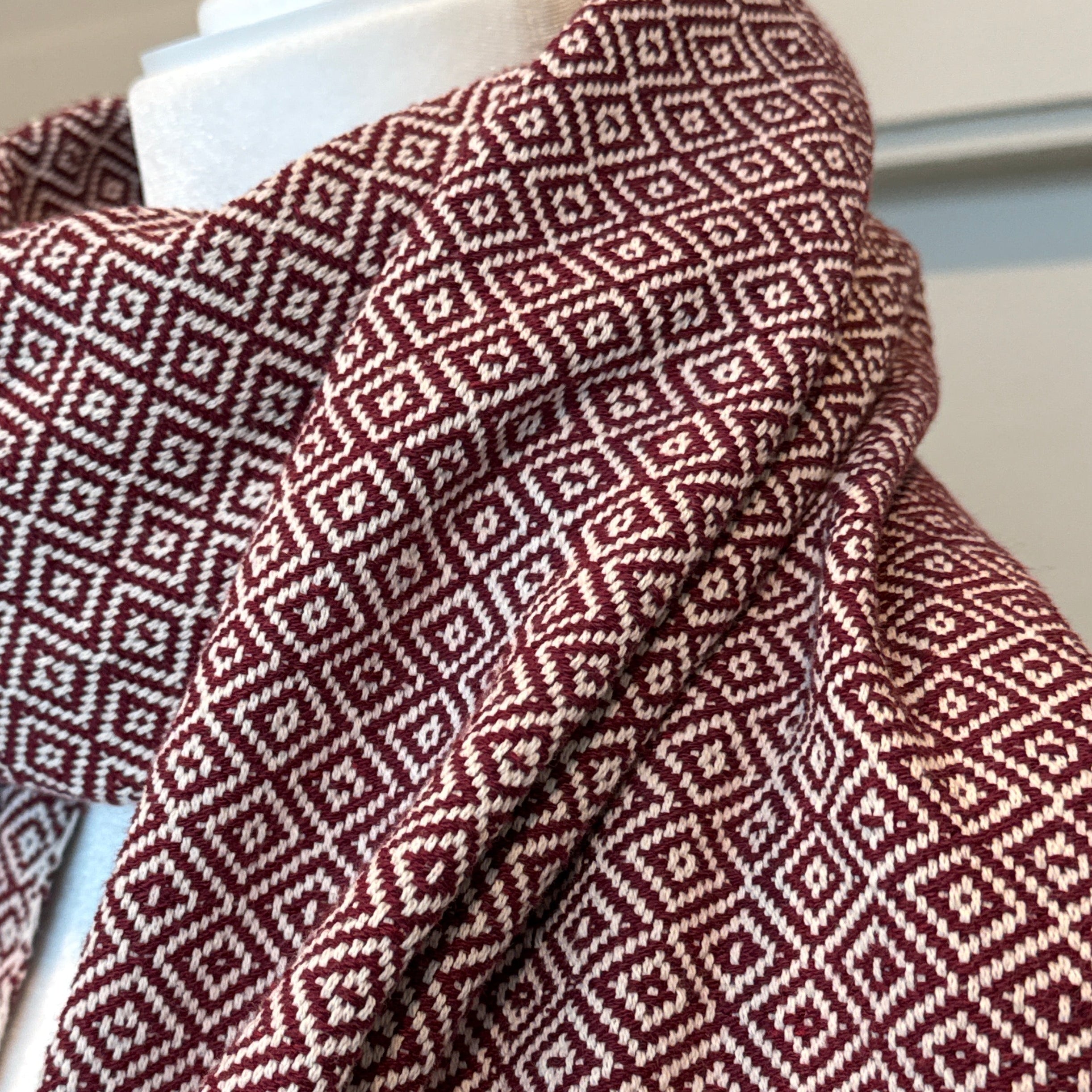 Handmade Red Rebozo Mexico