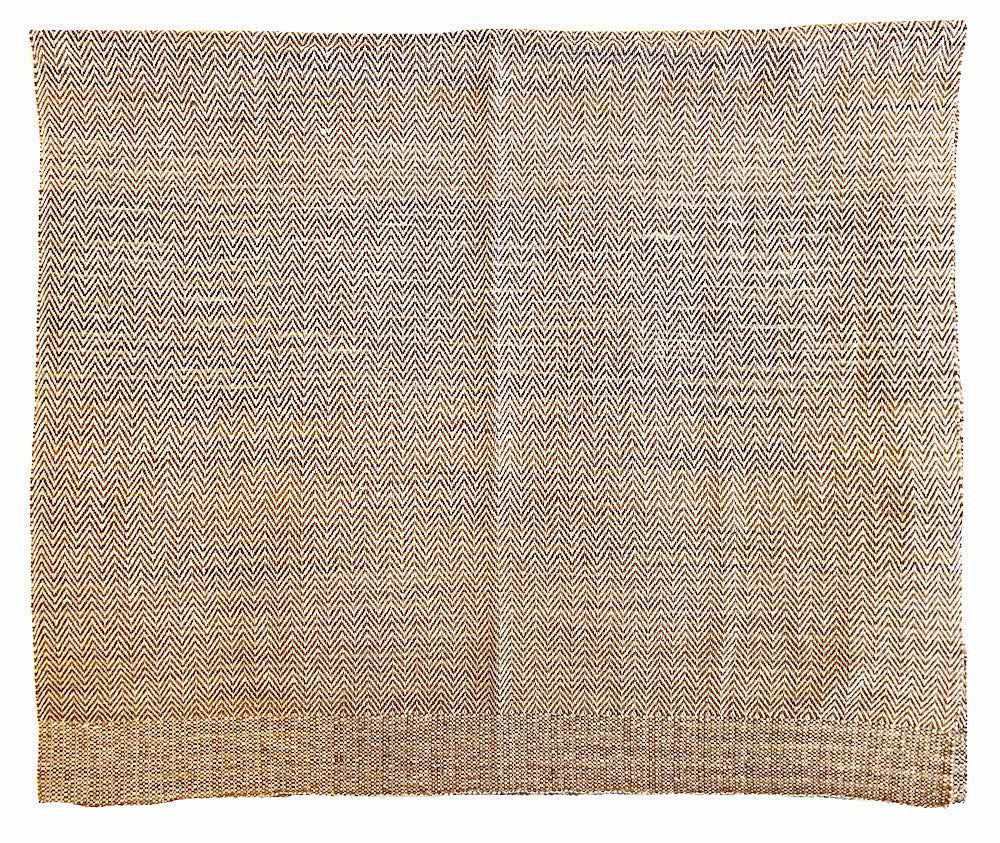 Handwoven Wool Throw - Café au Lait Mexico